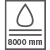 Waterdicht 8.000 mm