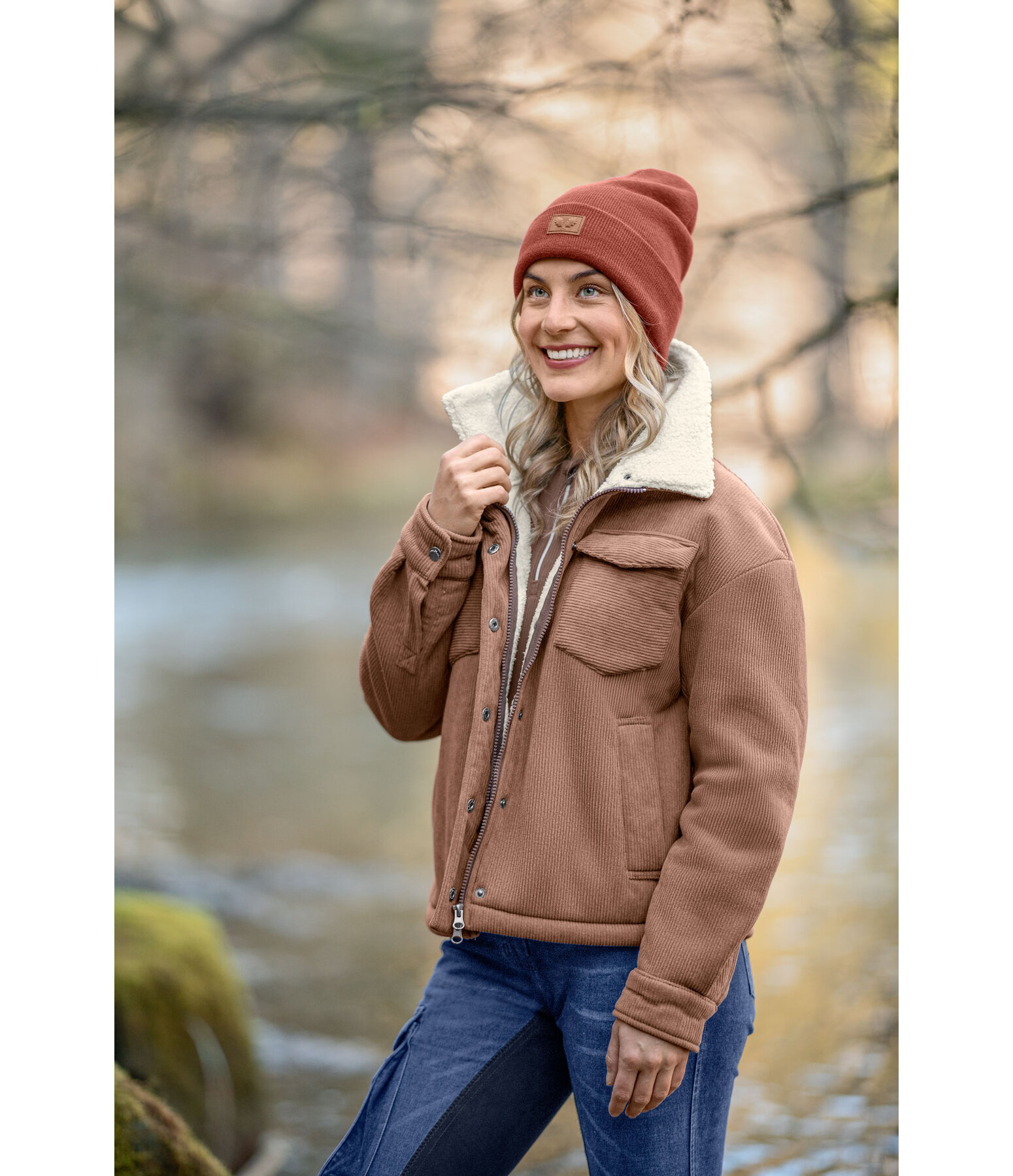 Winter corduroy jas Red Rocks