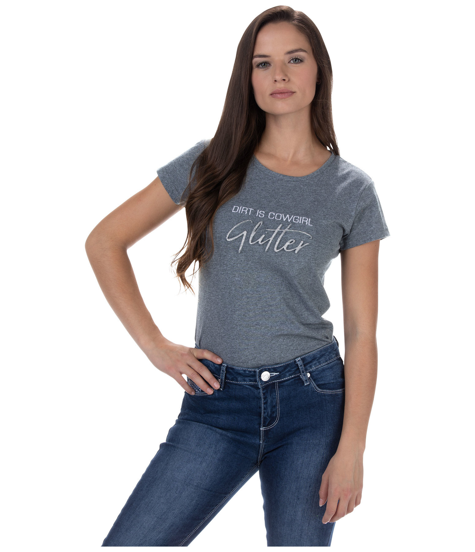 daarna zwaartekracht motor ladies T-shirt Zoey - STONEDEEK westernmode - Kramer Paardensport