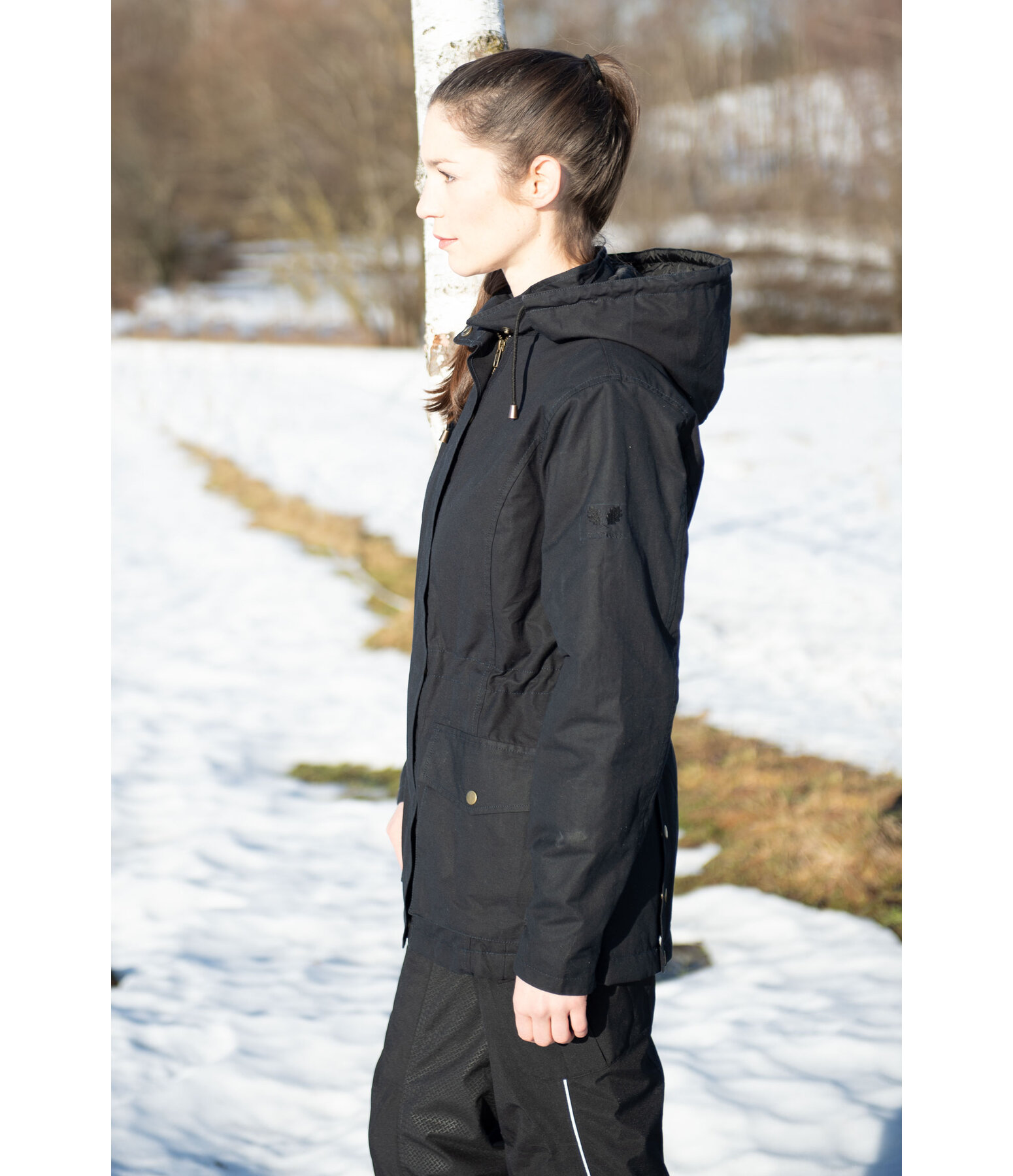 Oilskin parka