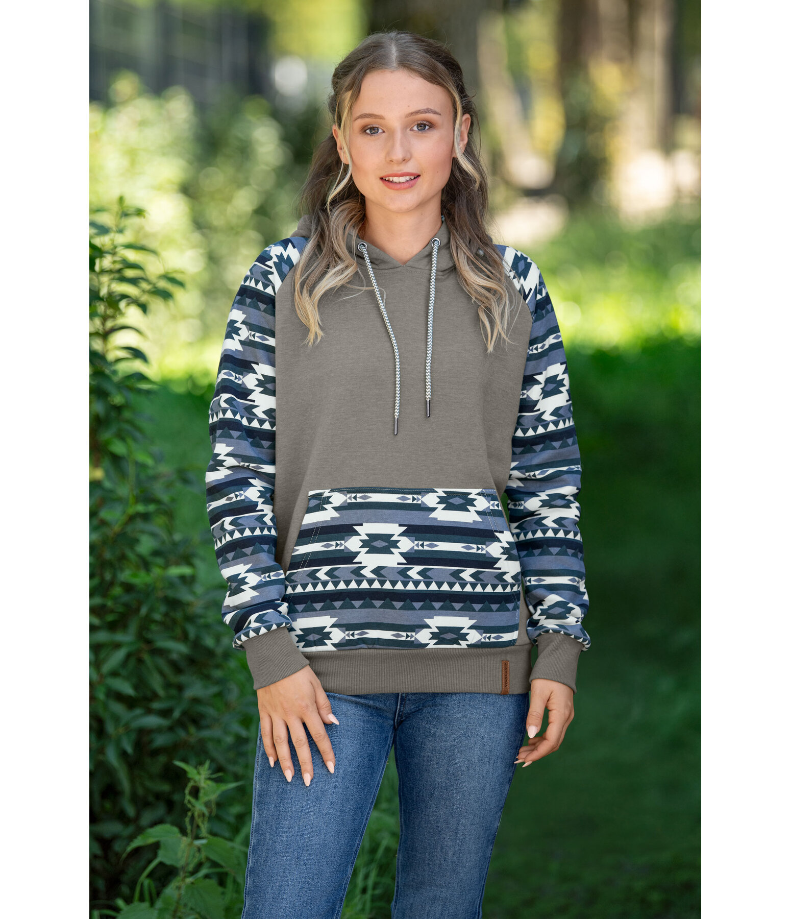 hoodie Ikat