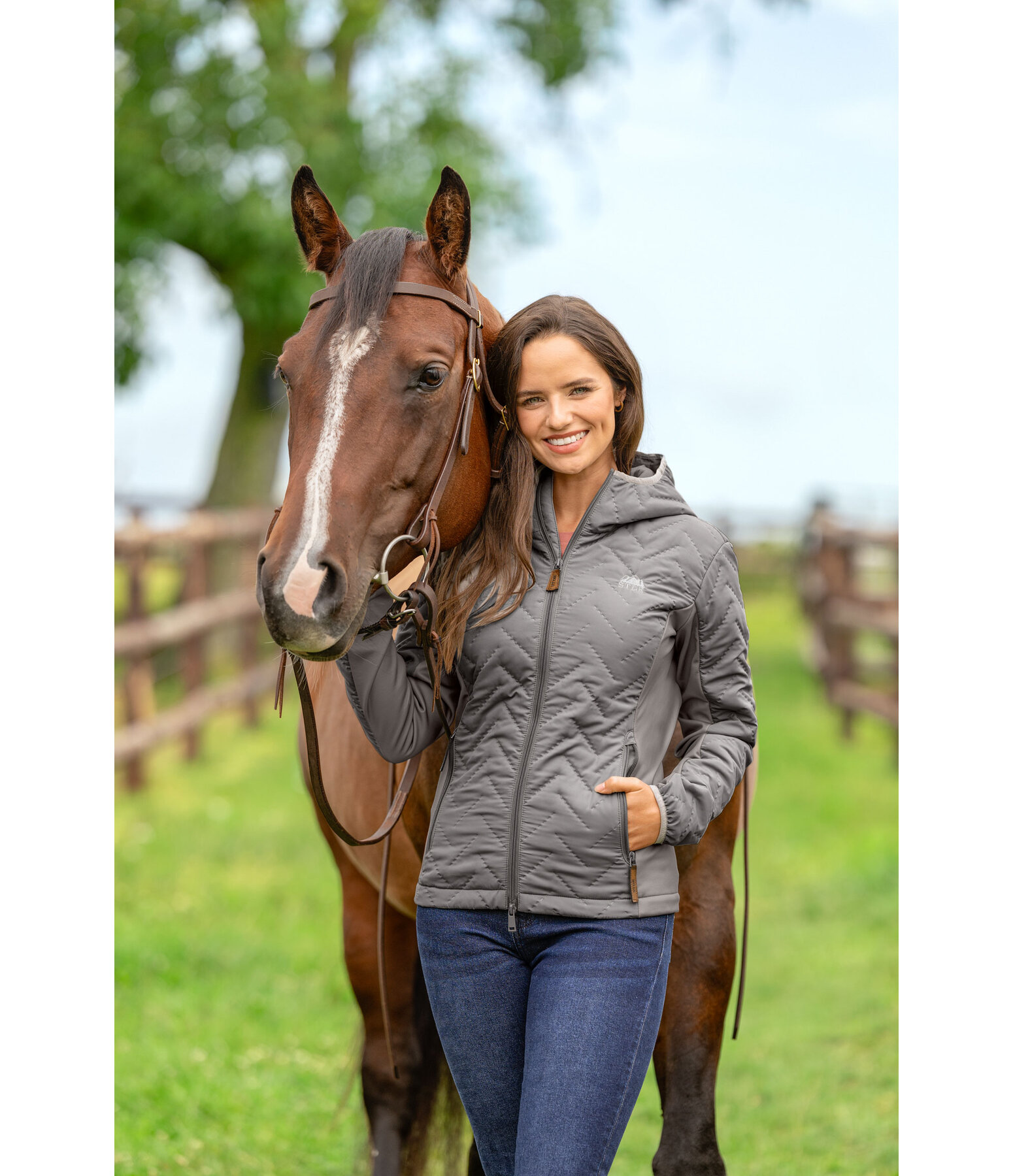 combi gewatteerde jas Eve