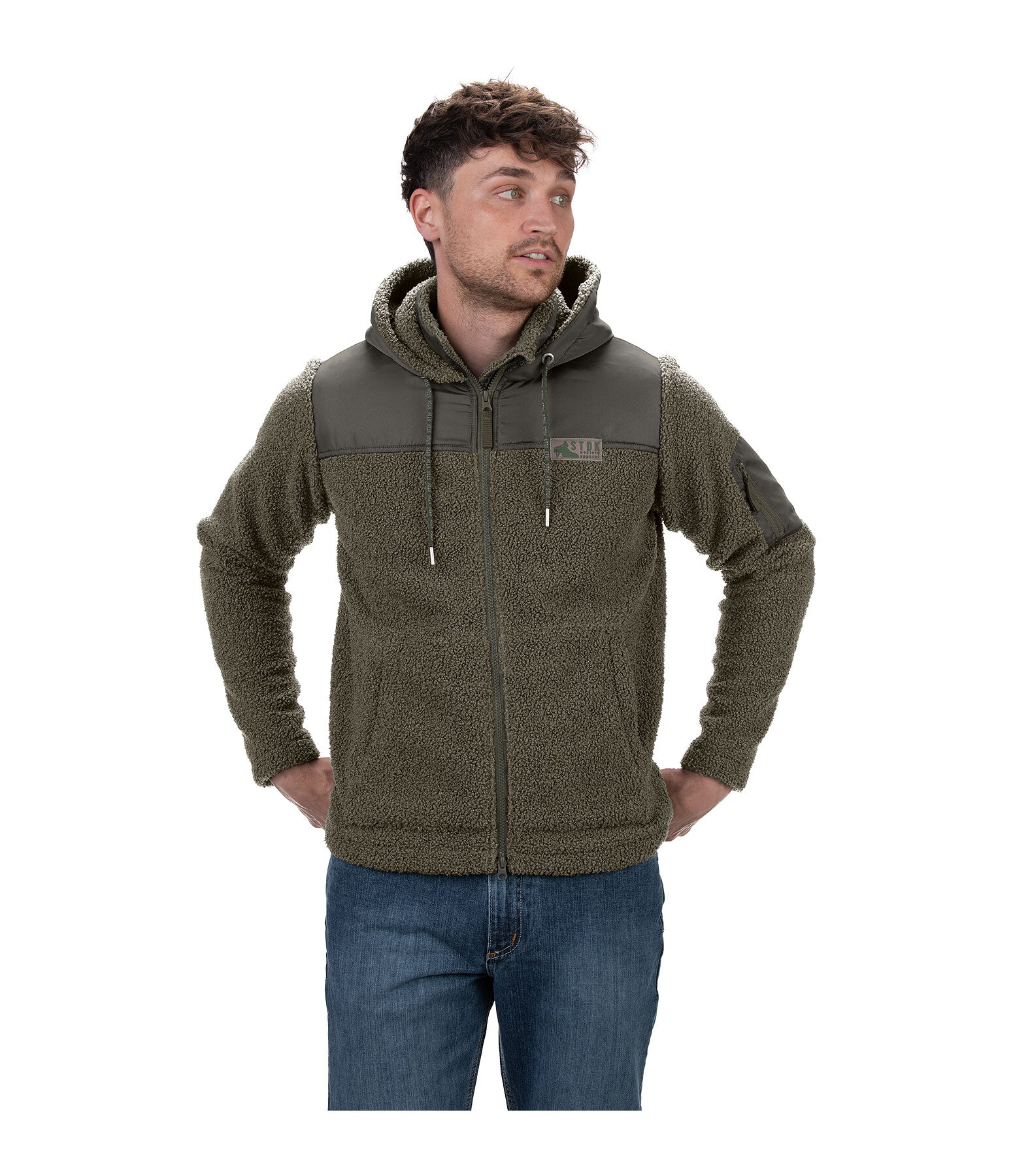 heren teddyfleece combi-jas Chayton