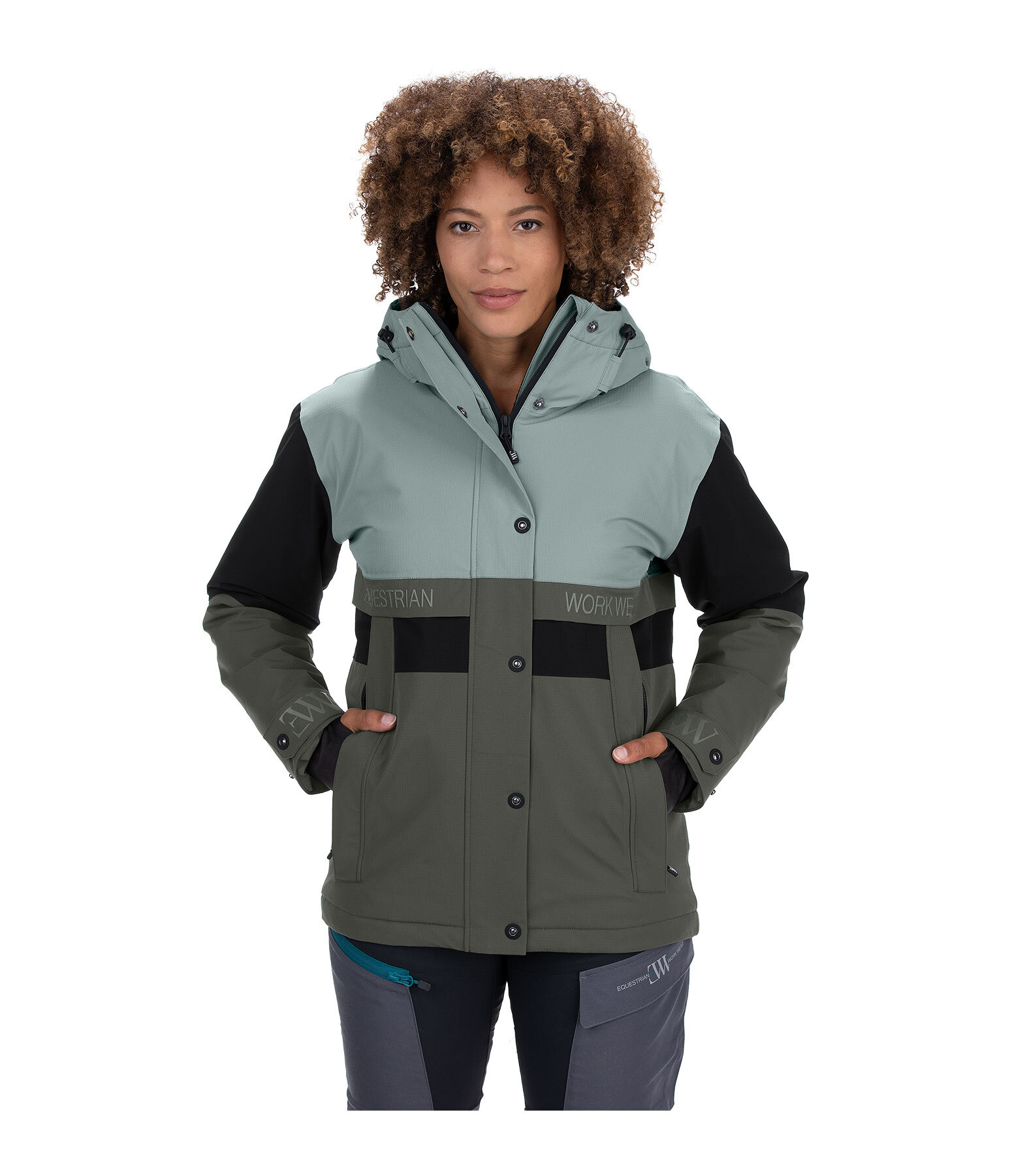 outdoor winterjas met capuchon