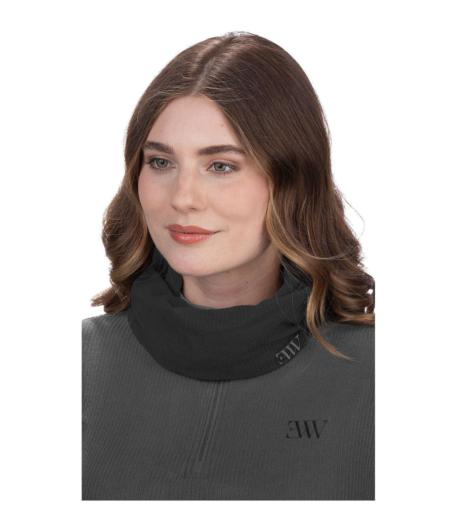 Functionele geribde nekverwarmer Cosy