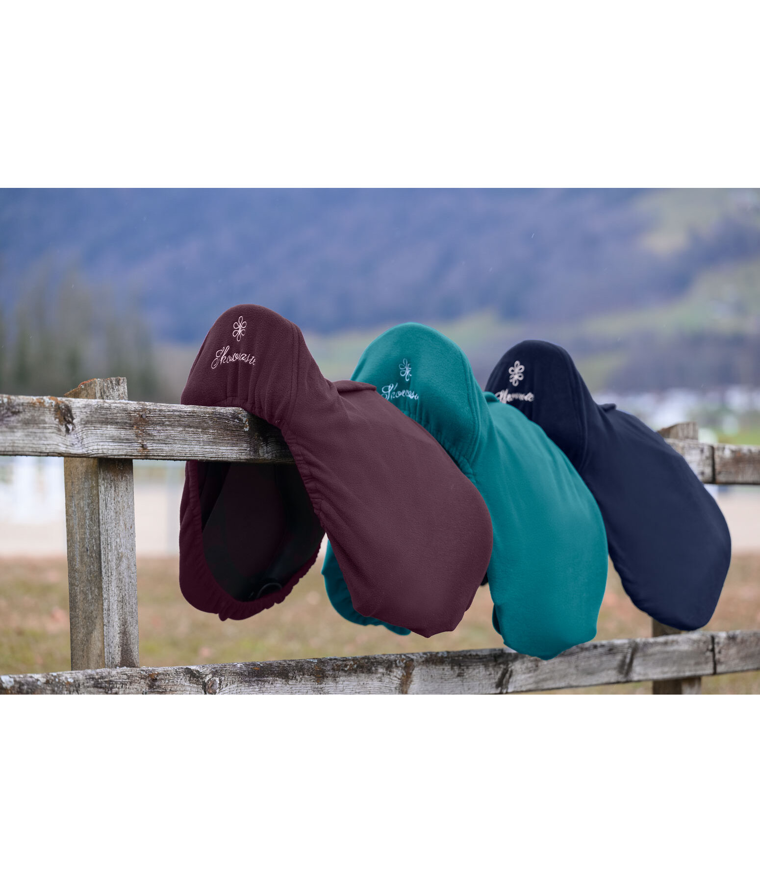 fleece zadelhoes met handgreep