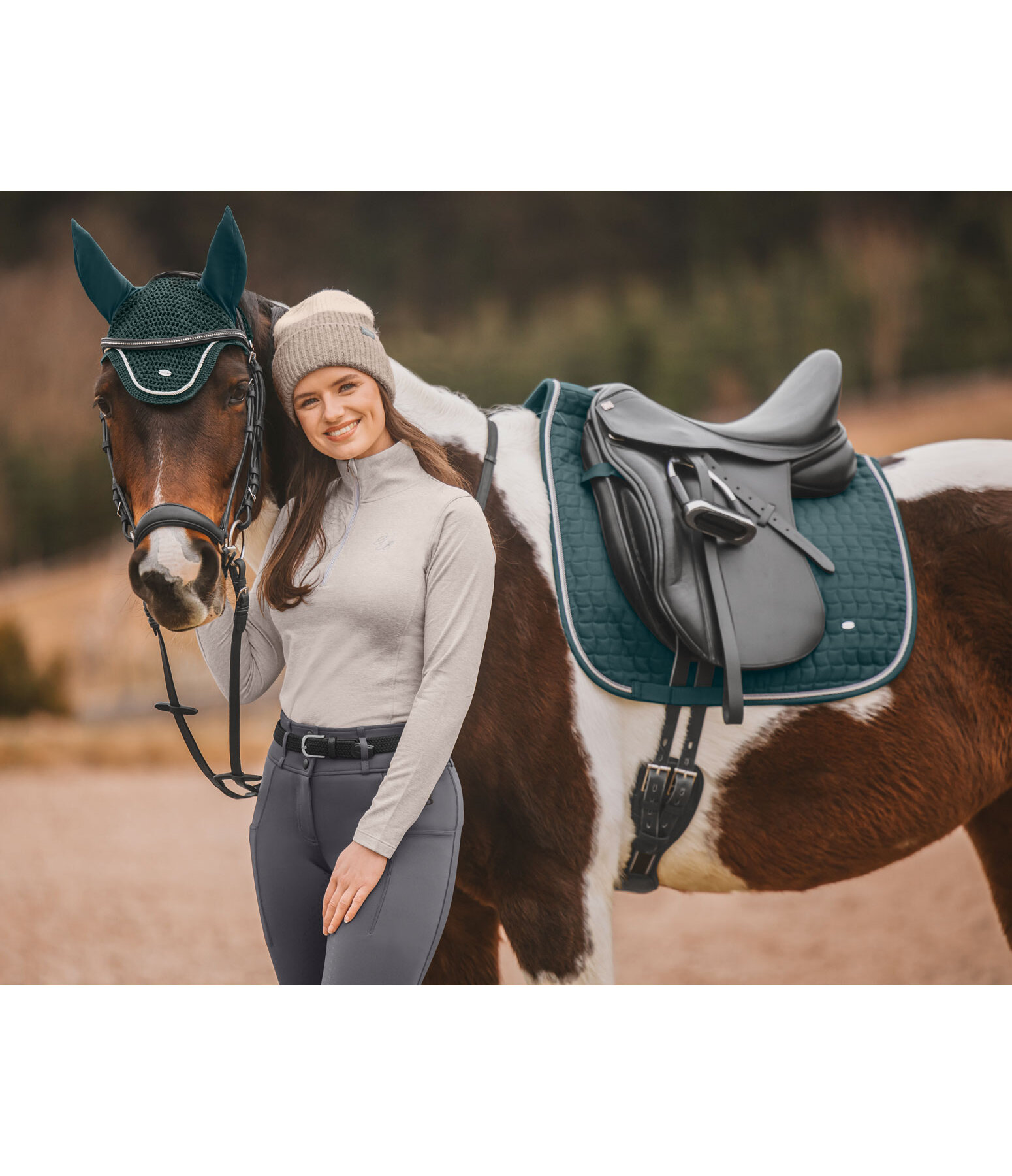 Basic Deluxe zadeldek van katoen