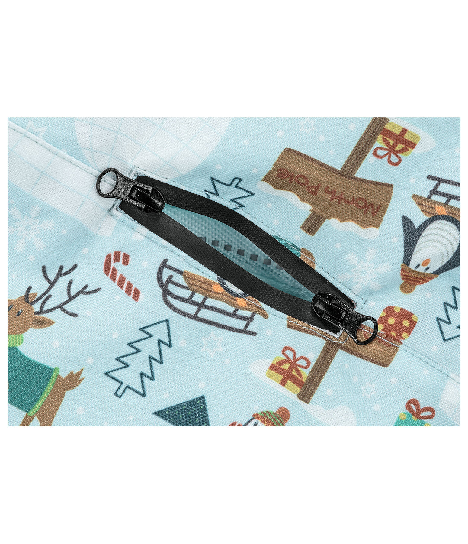 honden winterjas Candy Cane, 120 g