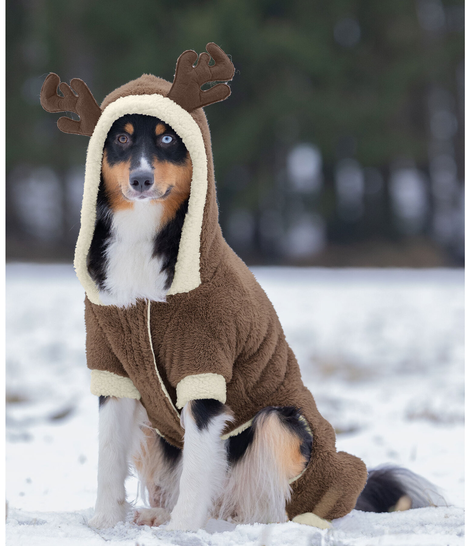 knuffelige honden onesie Rudolph