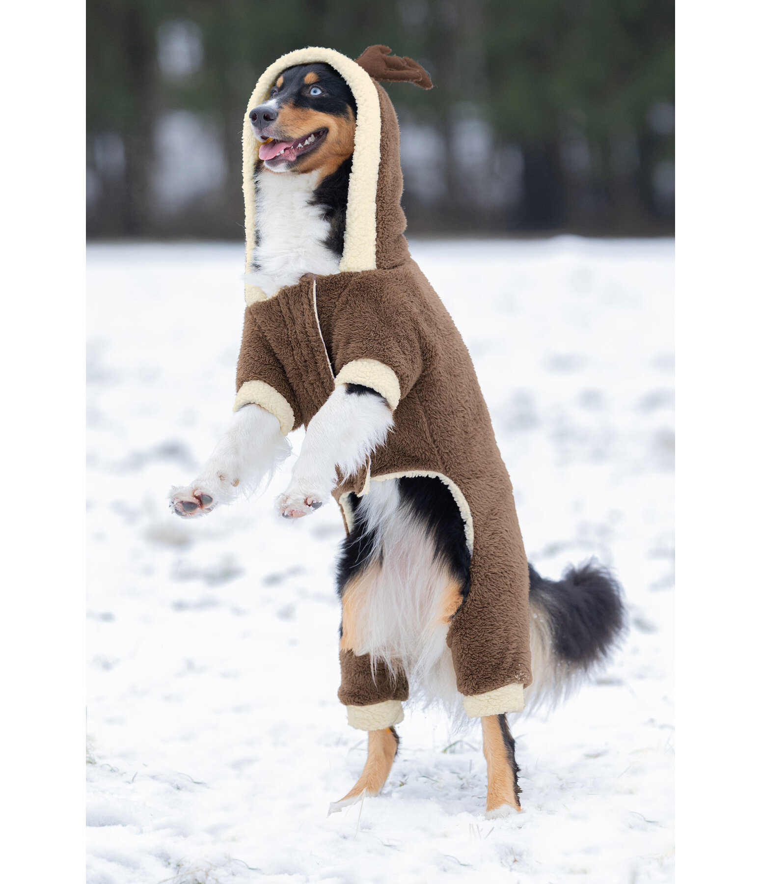 knuffelige honden onesie Rudolph