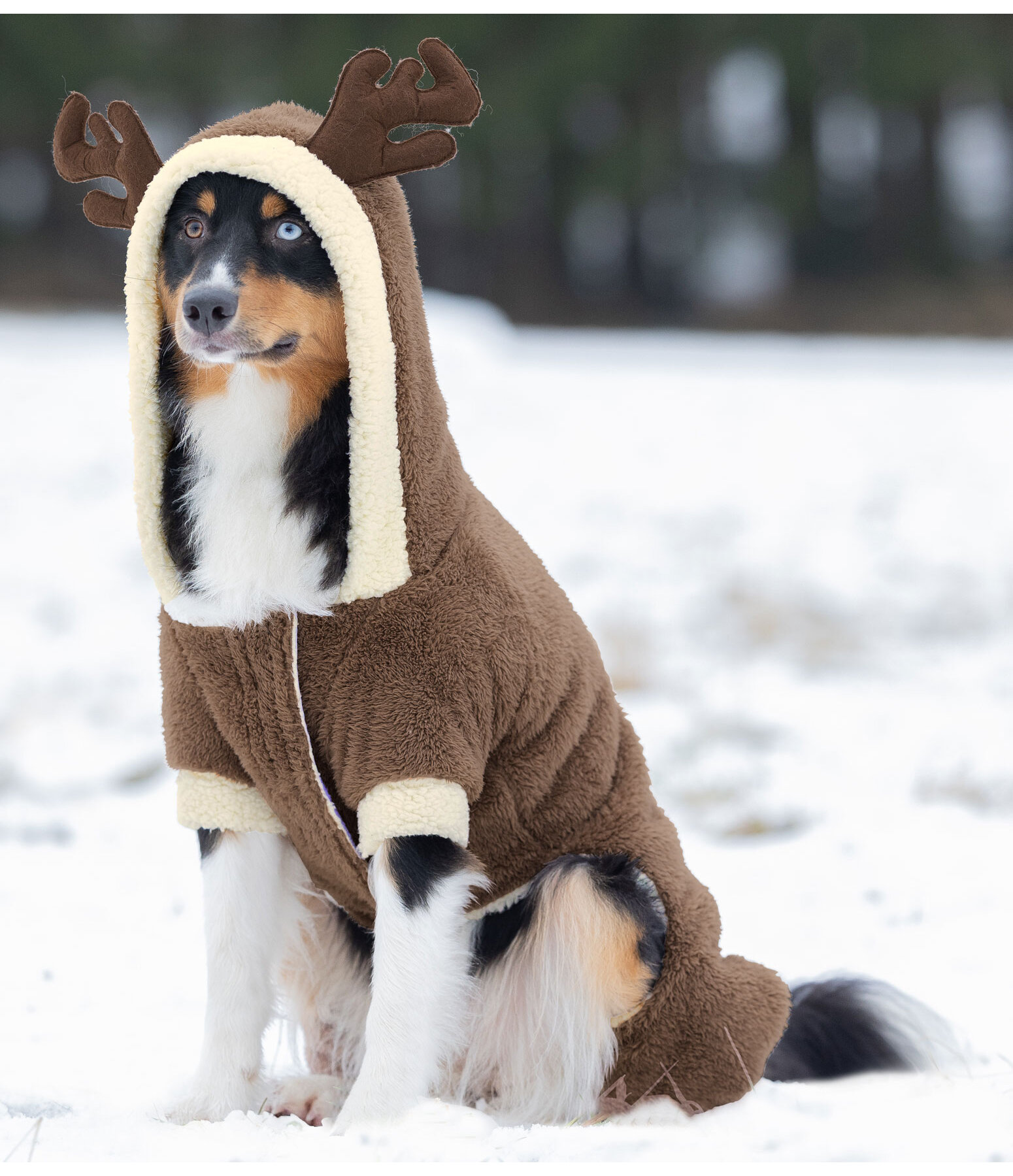 knuffelige honden onesie Rudolph