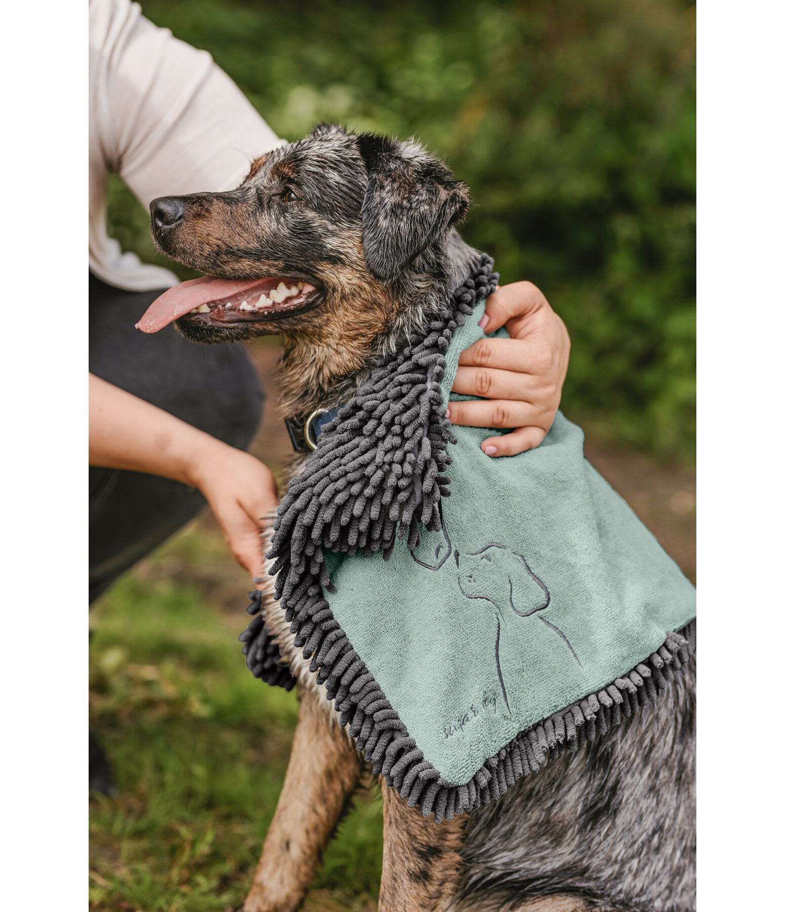 multifunctionele handdoek Soulmate voor honden