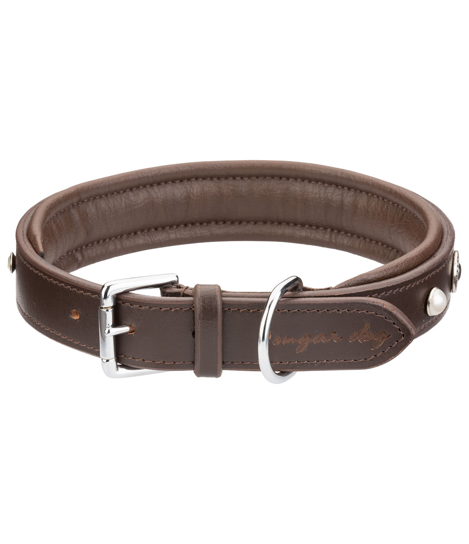 lederen honden halsband Chinook