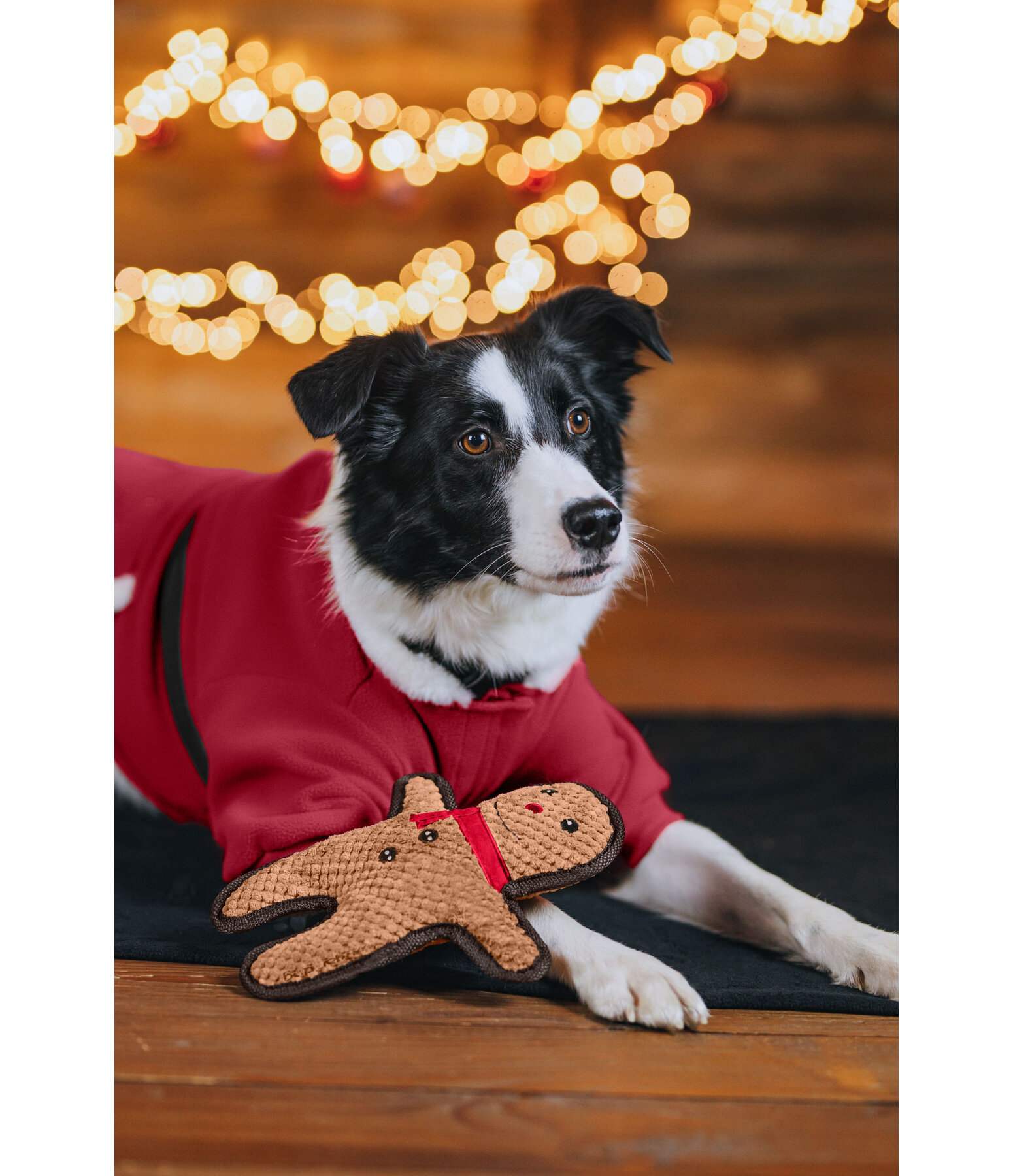 Sugar dog kerst fleecemantel Santa's Dream