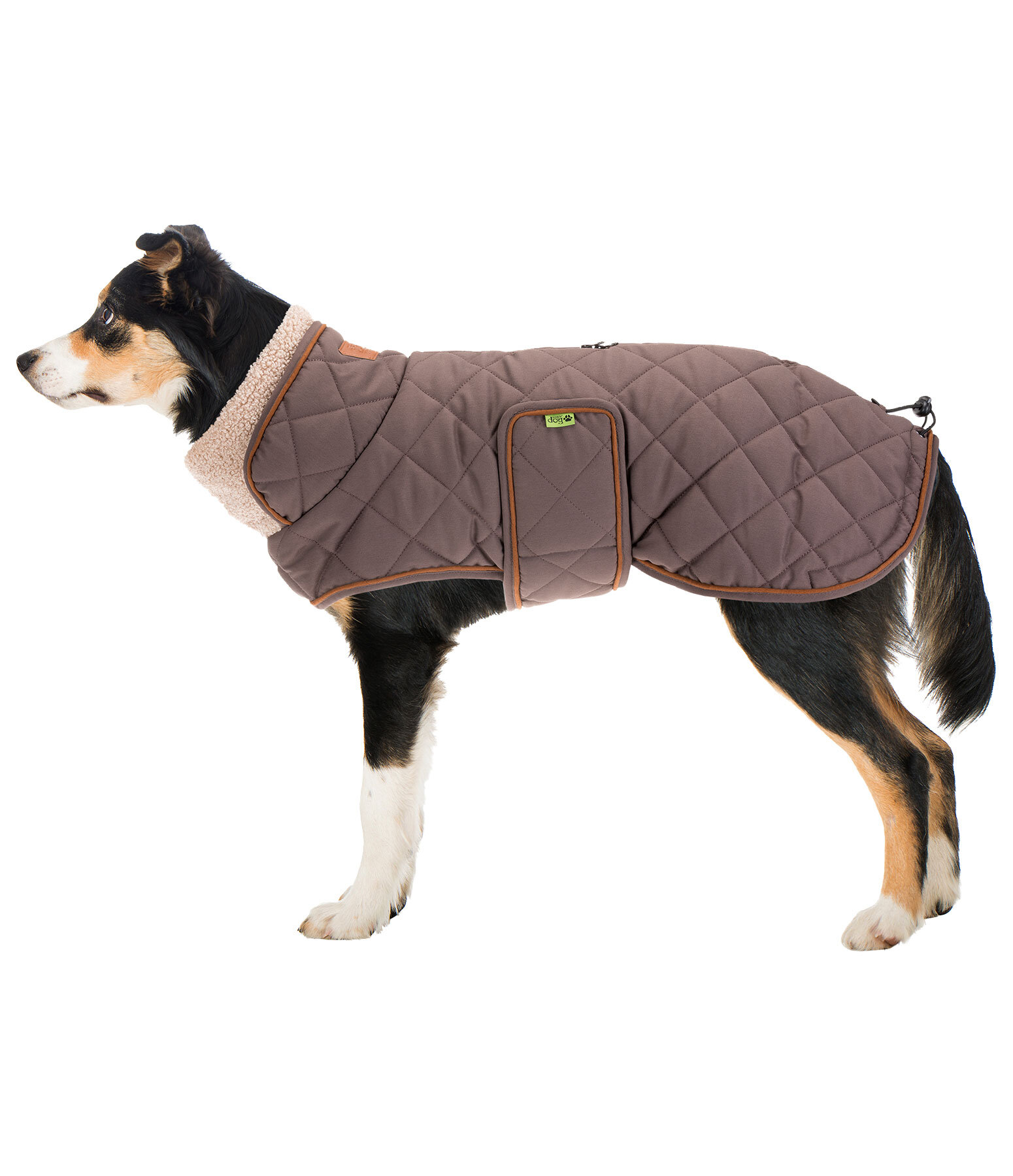 gewatteerde hondenmantel met teddyfleece voering Holly