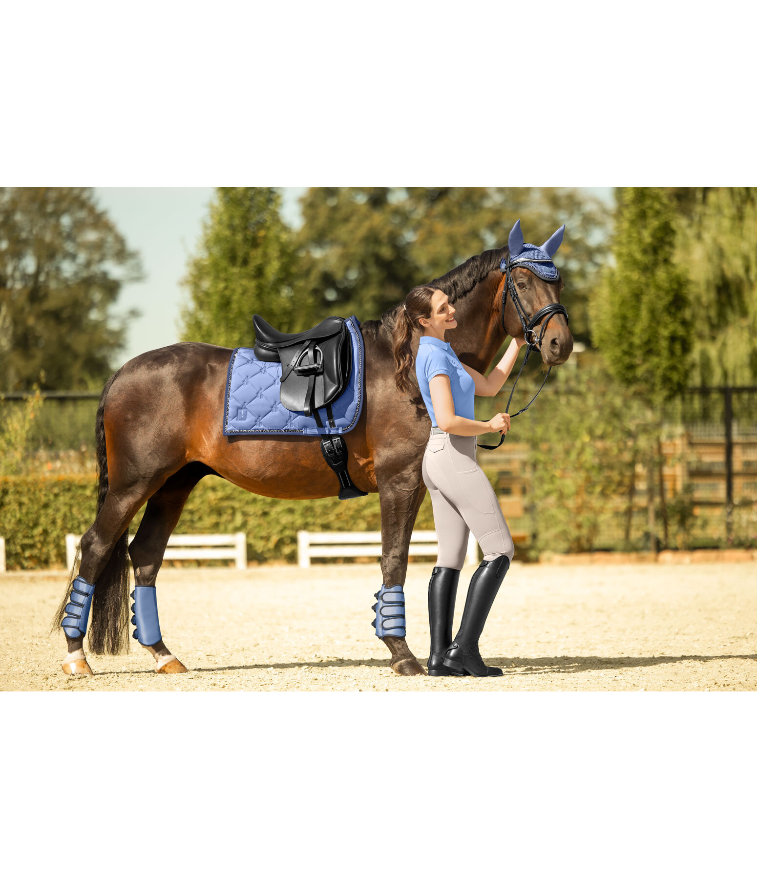 dressuur beenbeschermers Twotone, achterbenen