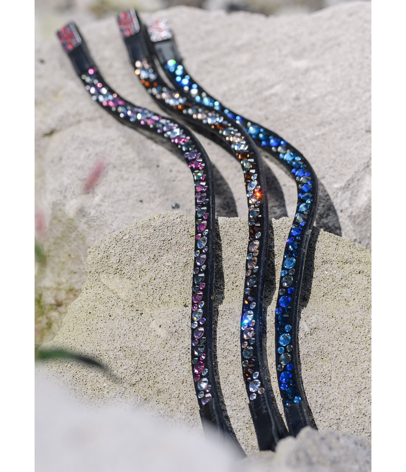 Mix & Match PRO geolied leren frontriem Crystal
