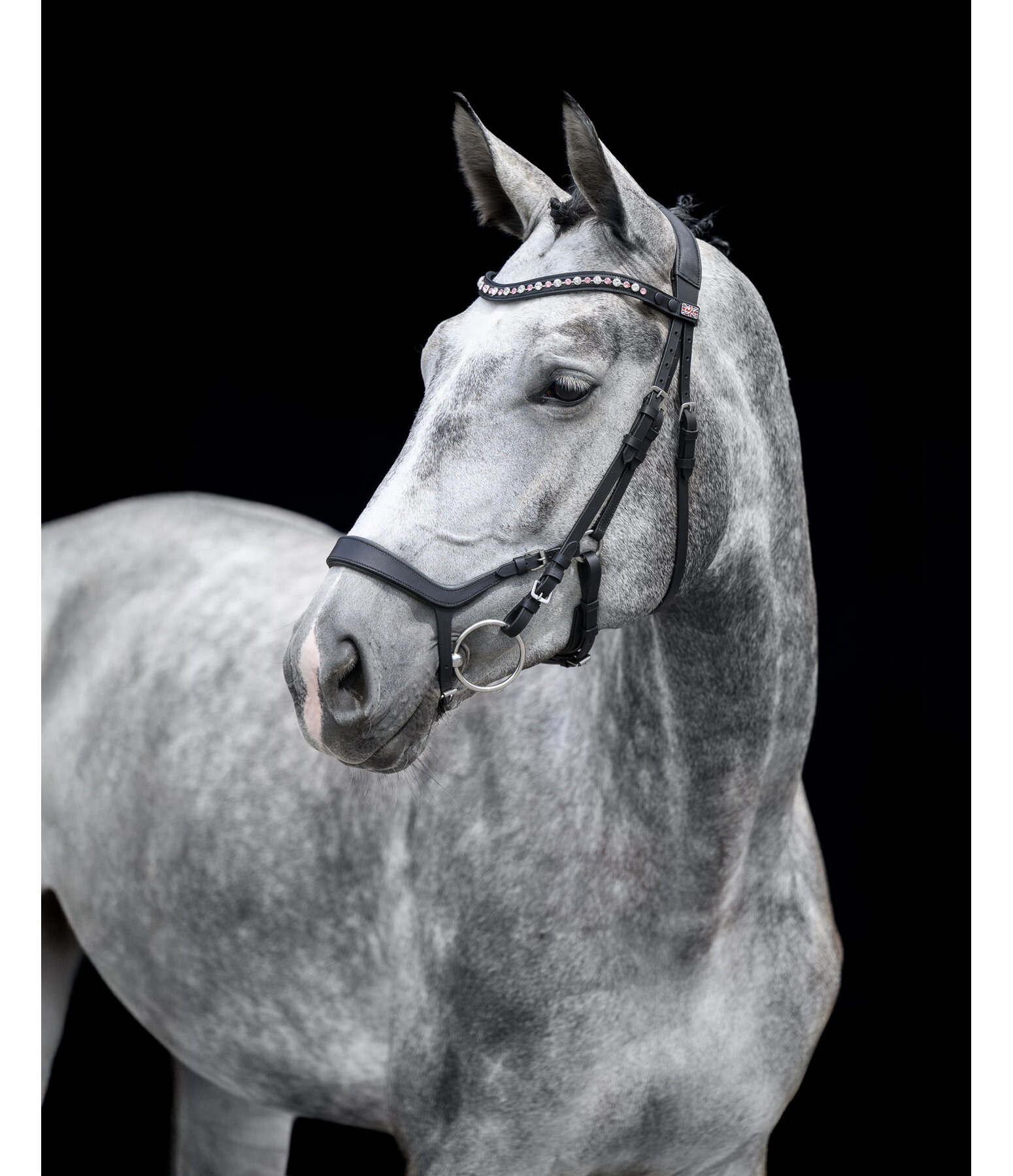 Mix & Match geoliede lederen neusriem Revolution