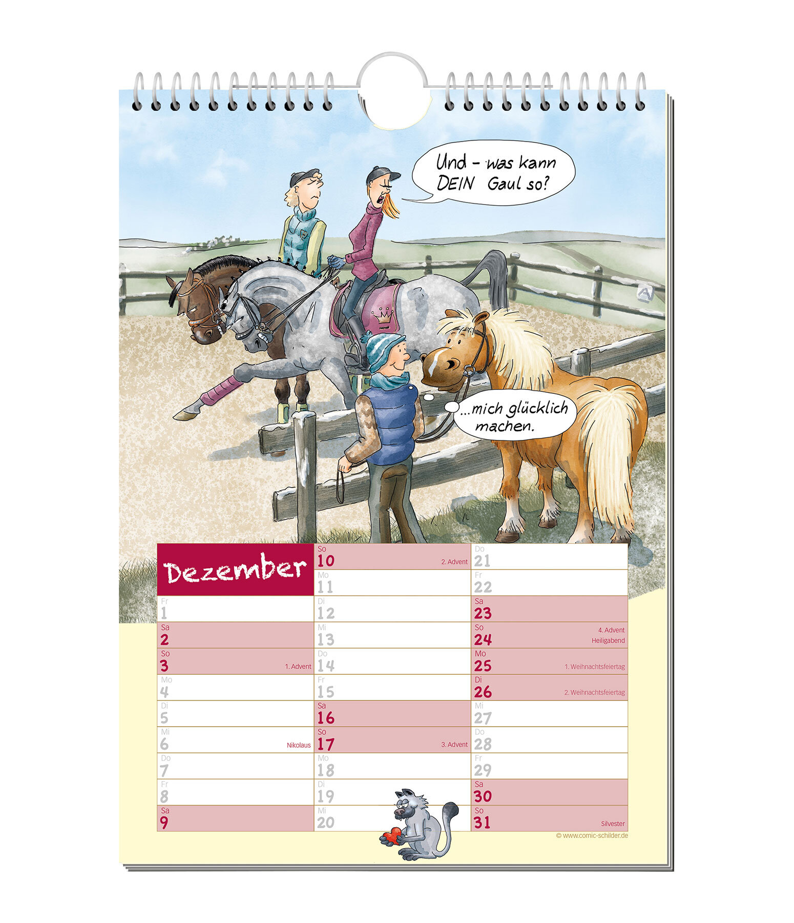 Paardenverhalen: comic kalender 2022
