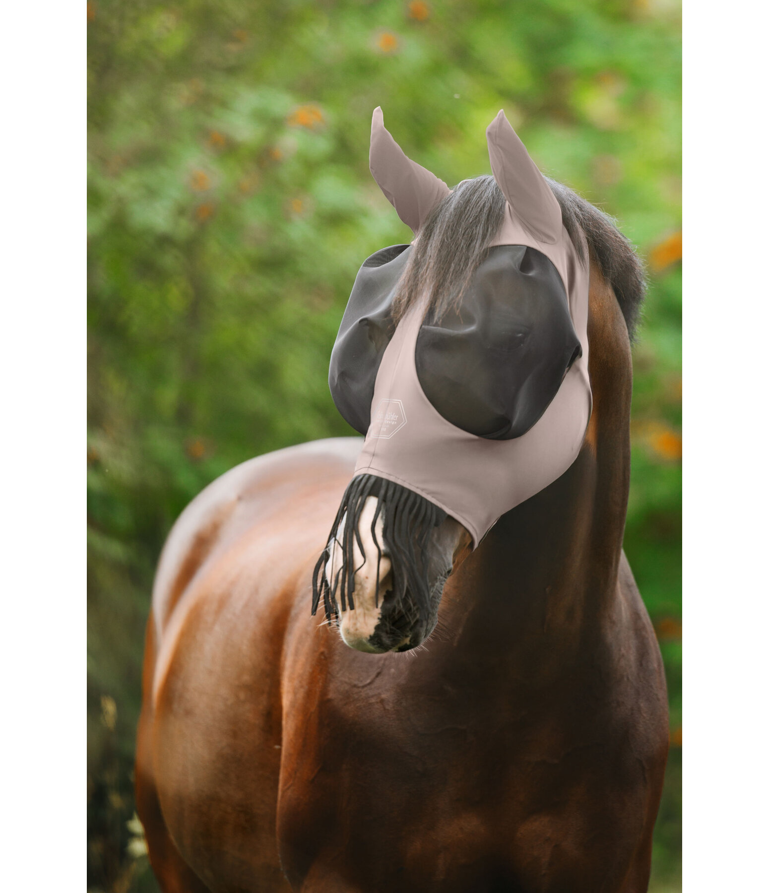 vliegenmasker Stretch Comfort met rits en neusbescherming