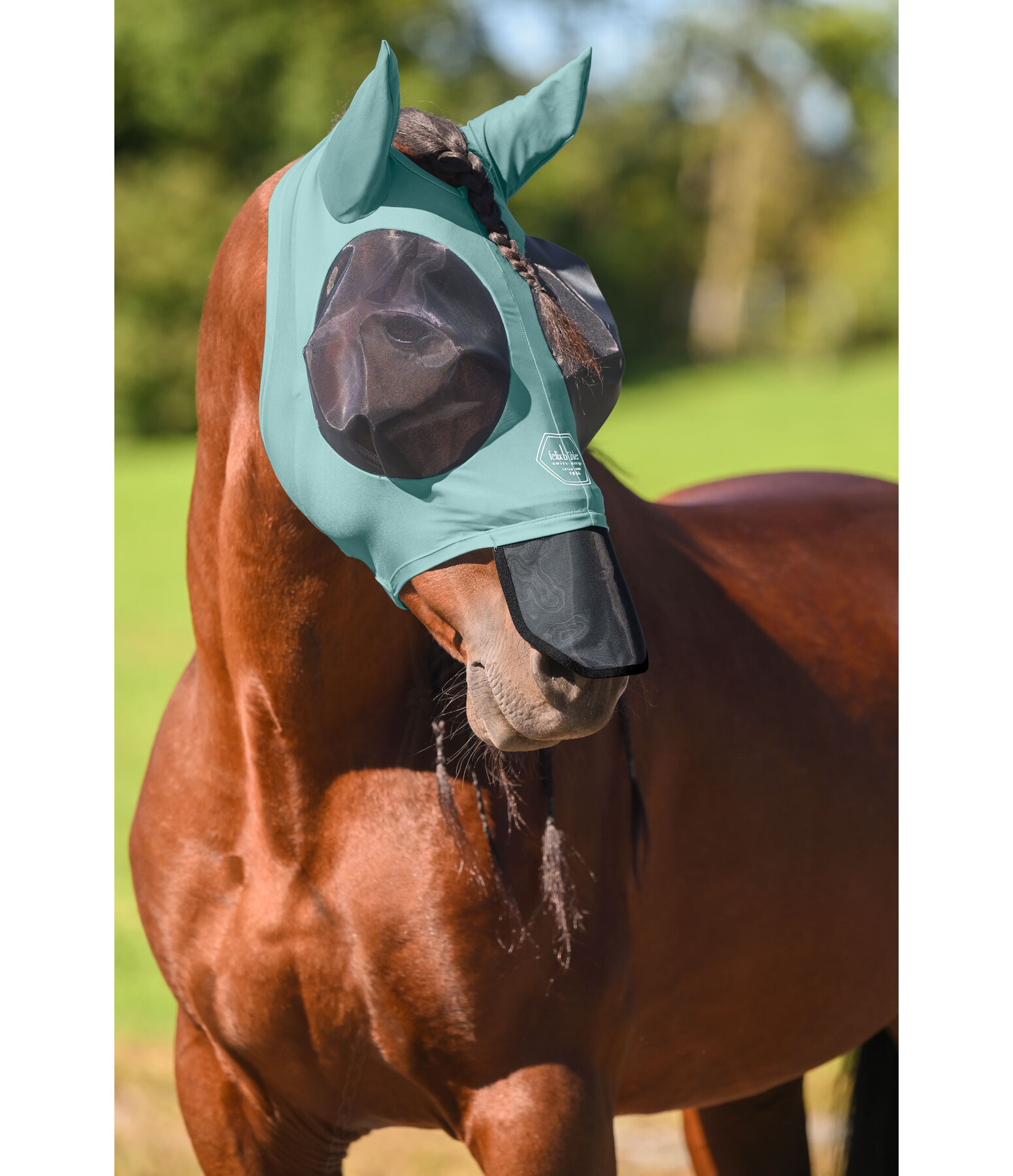 vliegenmasker Stretch Comfort met UV-neusbescherming