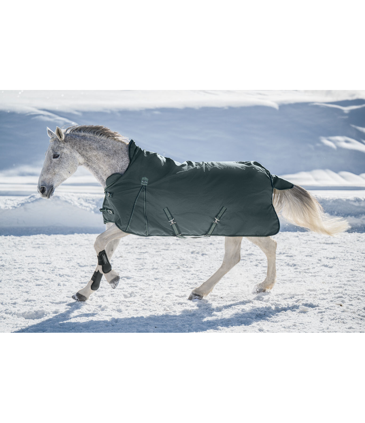 Highneck outdoordeken Jesco II met fleecevoering, 0 g