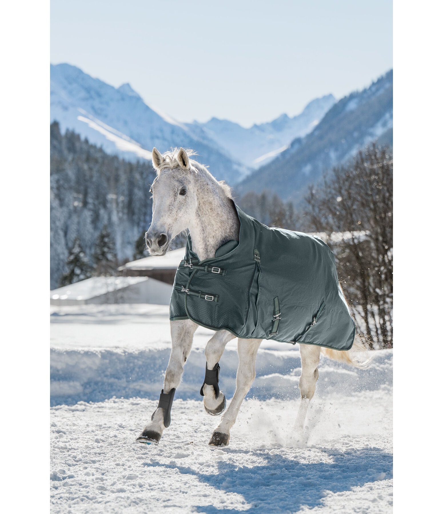 Highneck outdoordeken Jesco II met fleecevoering, 0 g