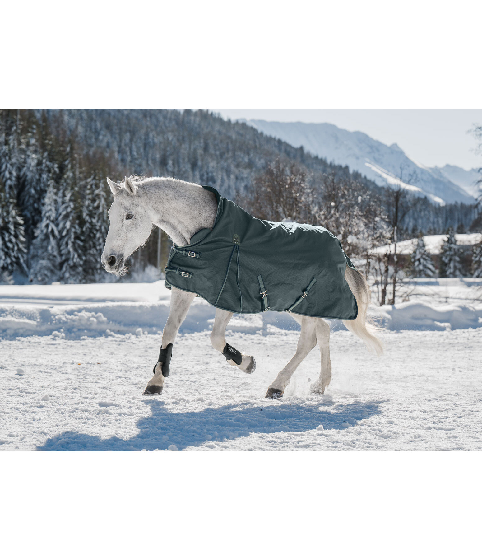Highneck outdoordeken Jesco II met fleecevoering, 0 g