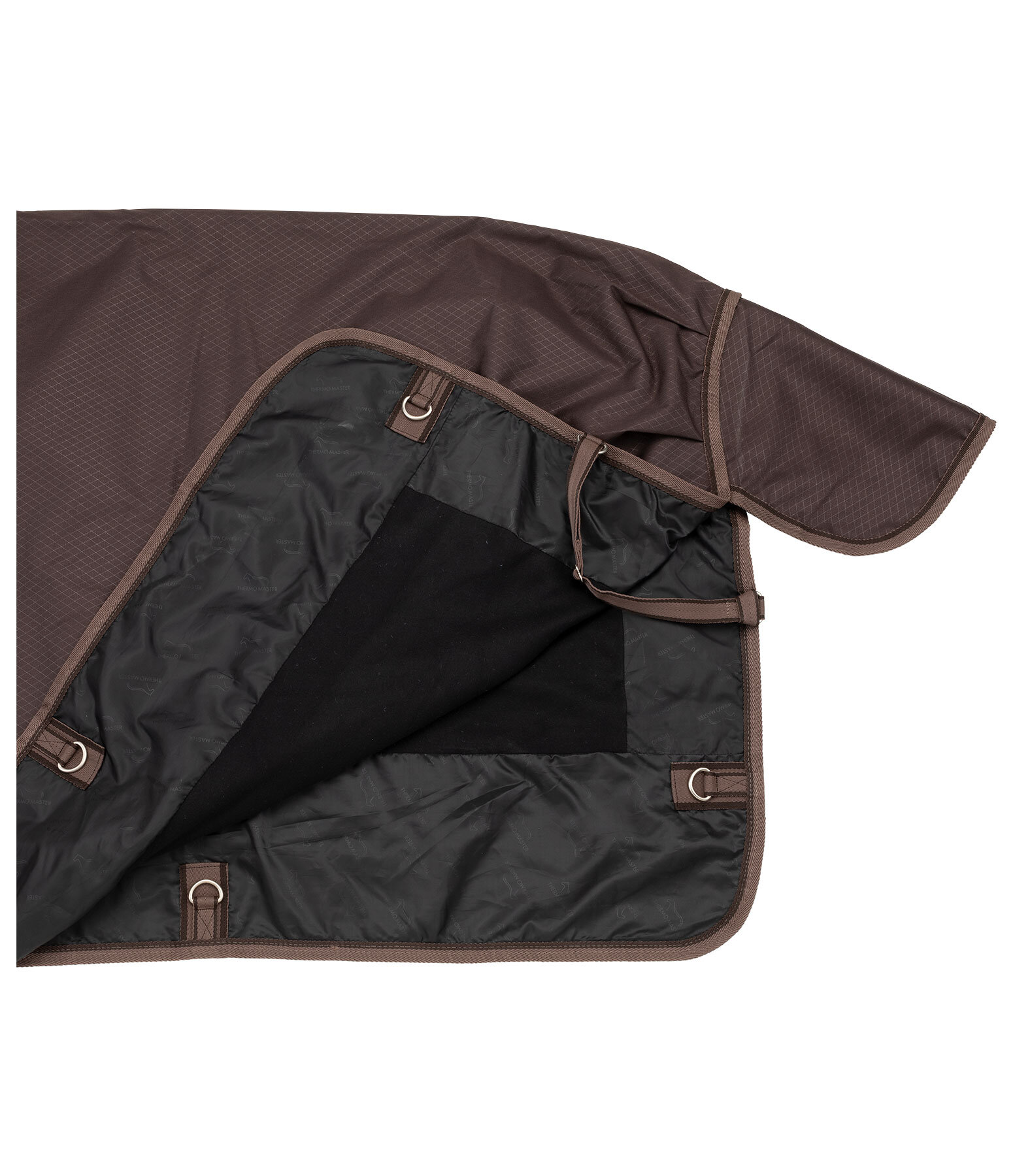 Highneck outdoordeken Jesco II met fleecevoering, 100g