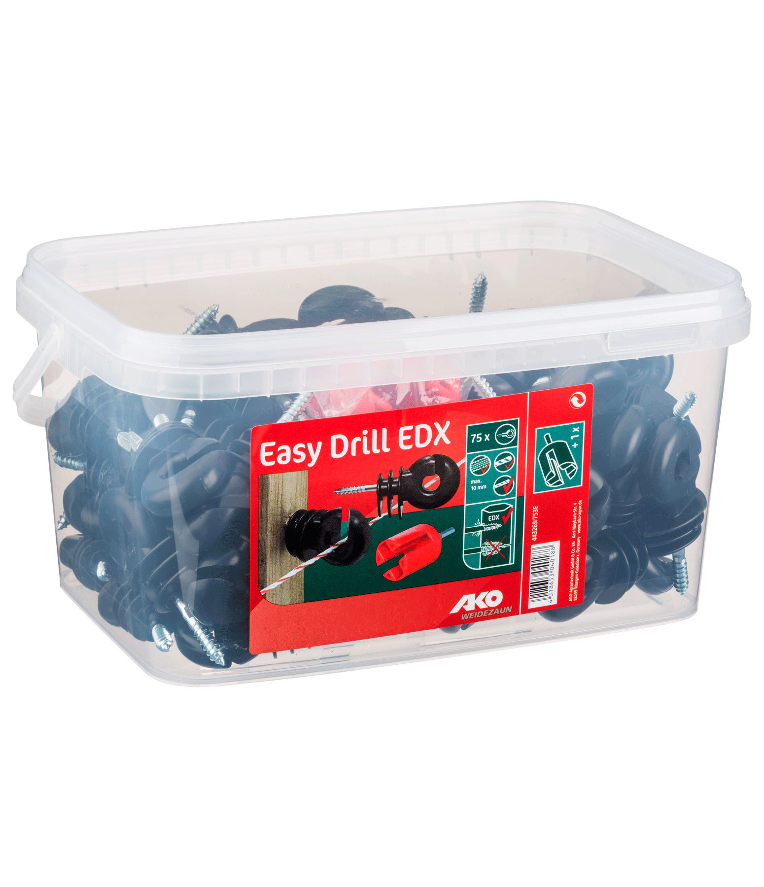 Easy Drill ringisolatoren (emmer met 75 stuks)