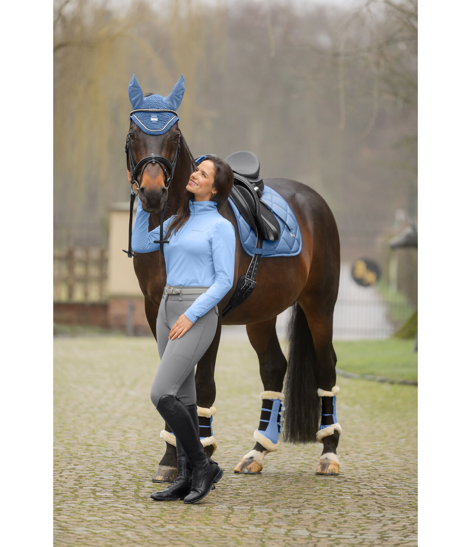 teddyfleece dressuur beenbeschermers Essential, achterbenen