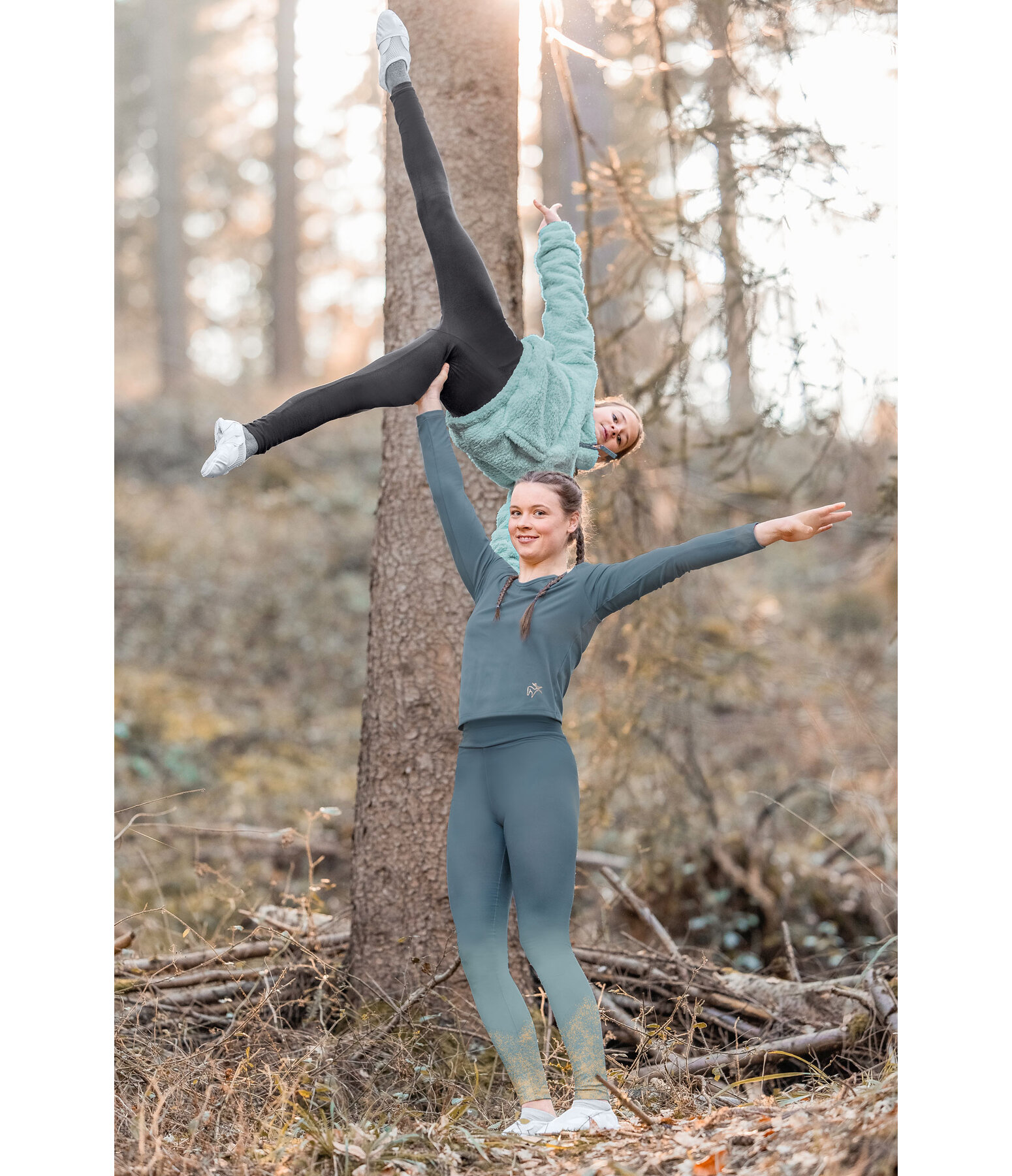 longsleeve Icy Glitter voor dames