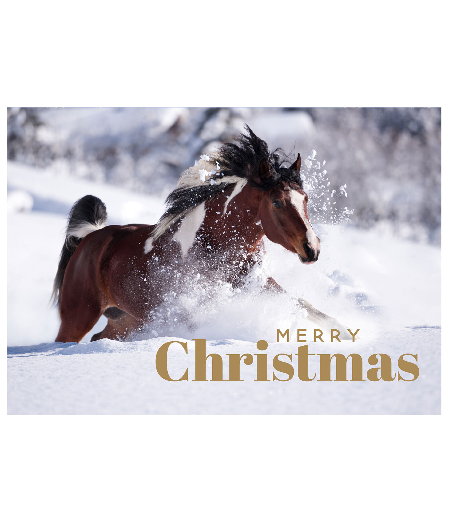 wenskaart Vrolijk Kerstfeest