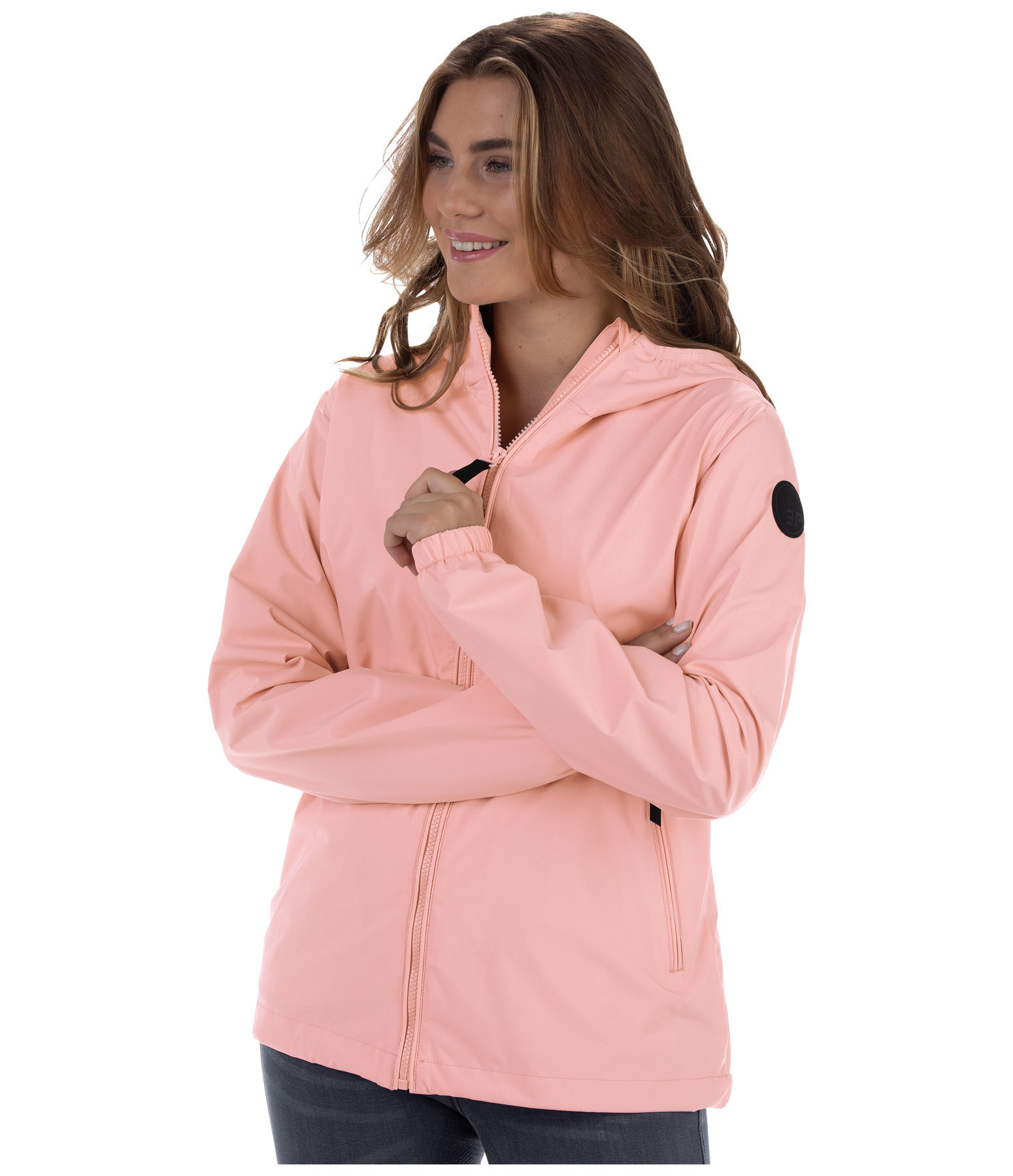 rij-jas Alamosa met capuchon