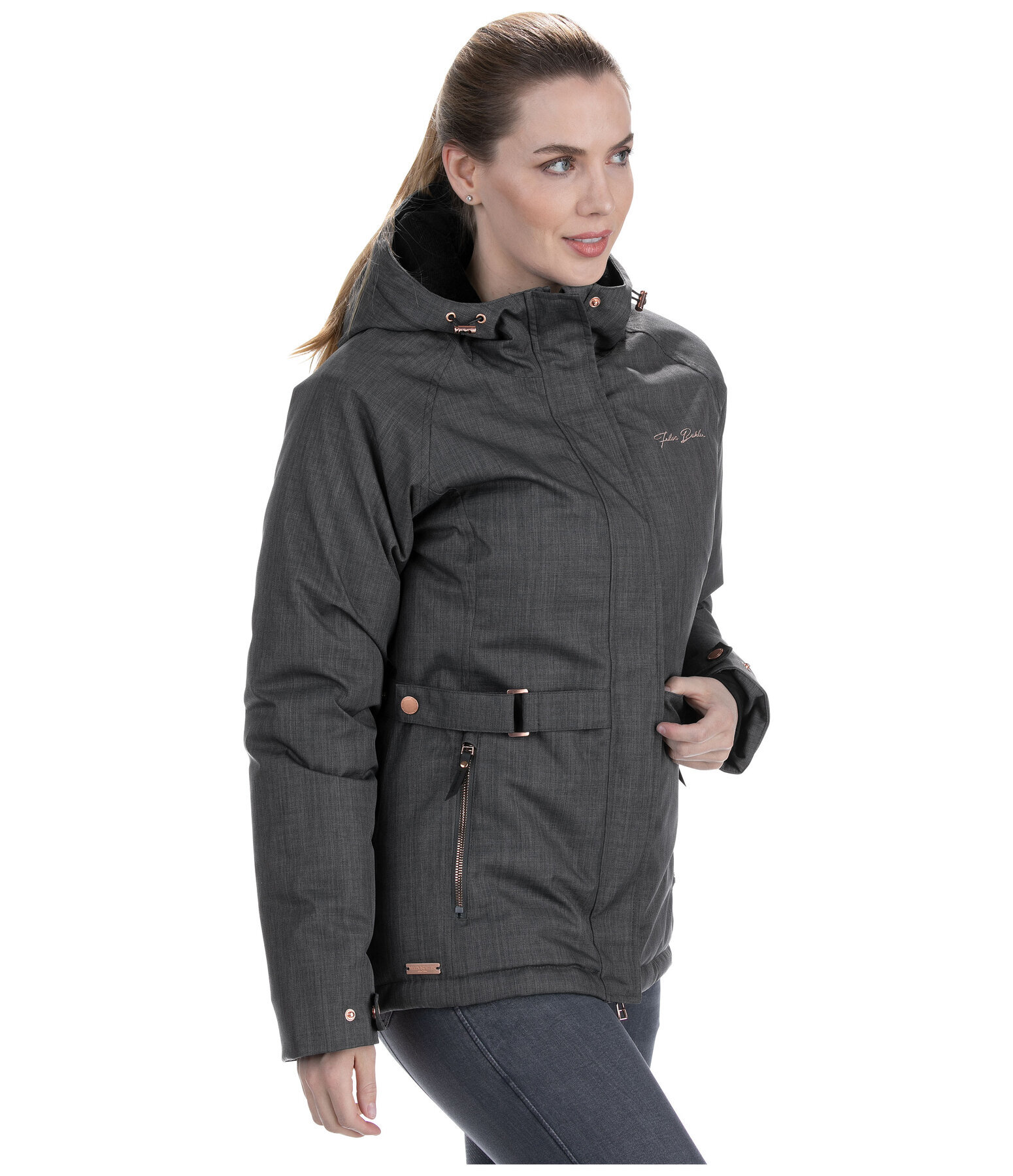 rij-jas Claire met capuchon
