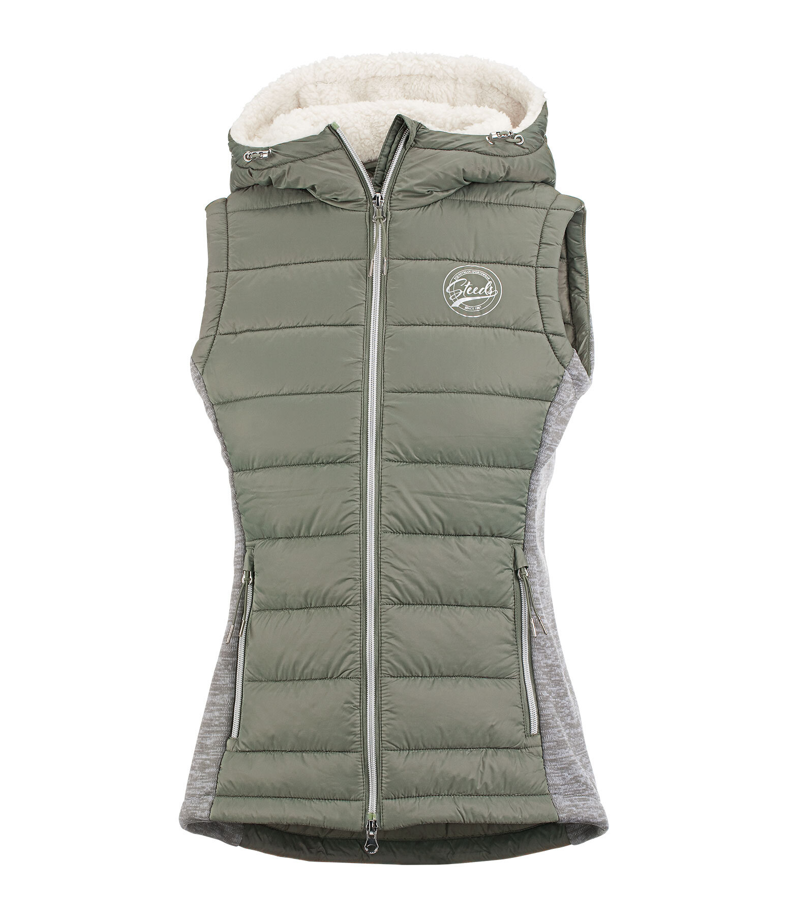 combi bodywarmer Liah met capuchon