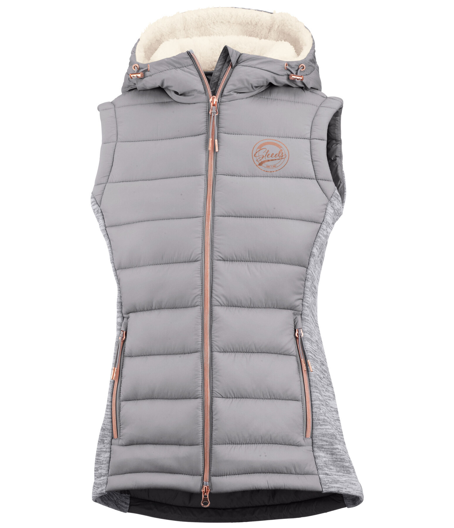 combi bodywarmer Liah met capuchon