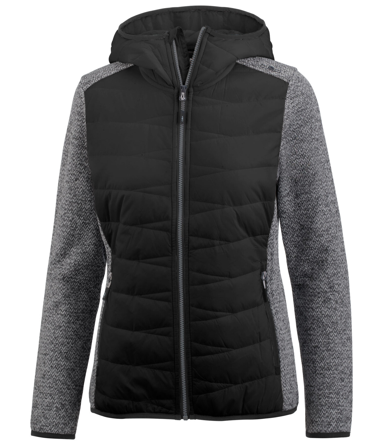 Downlook combi jas Joleen met capuchon