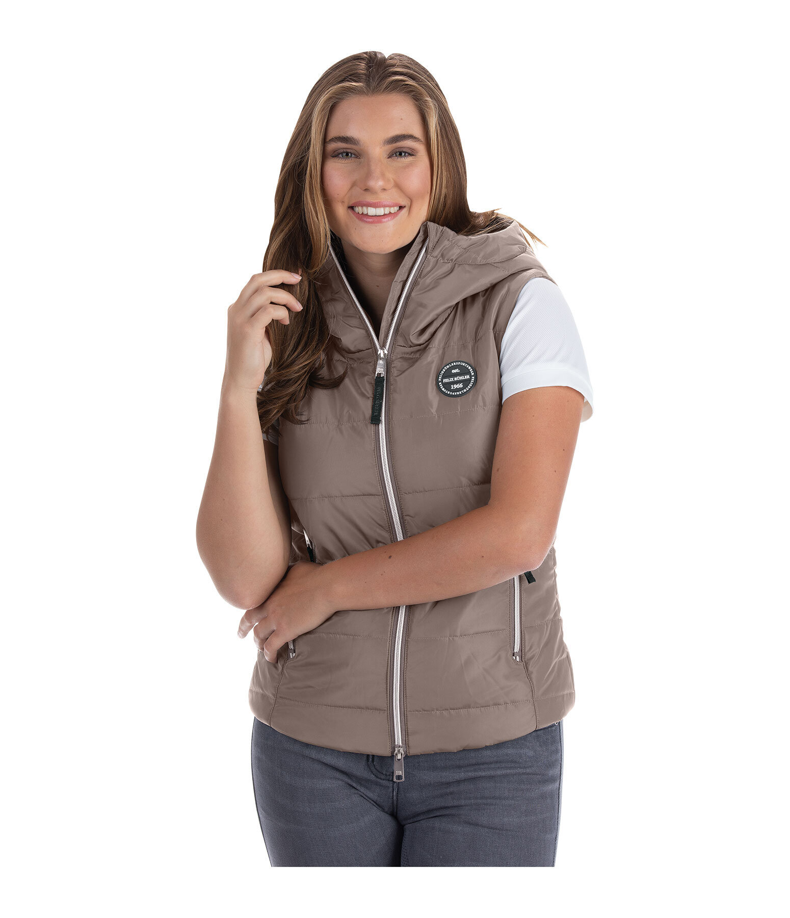bodywarmer Nele met capuchon