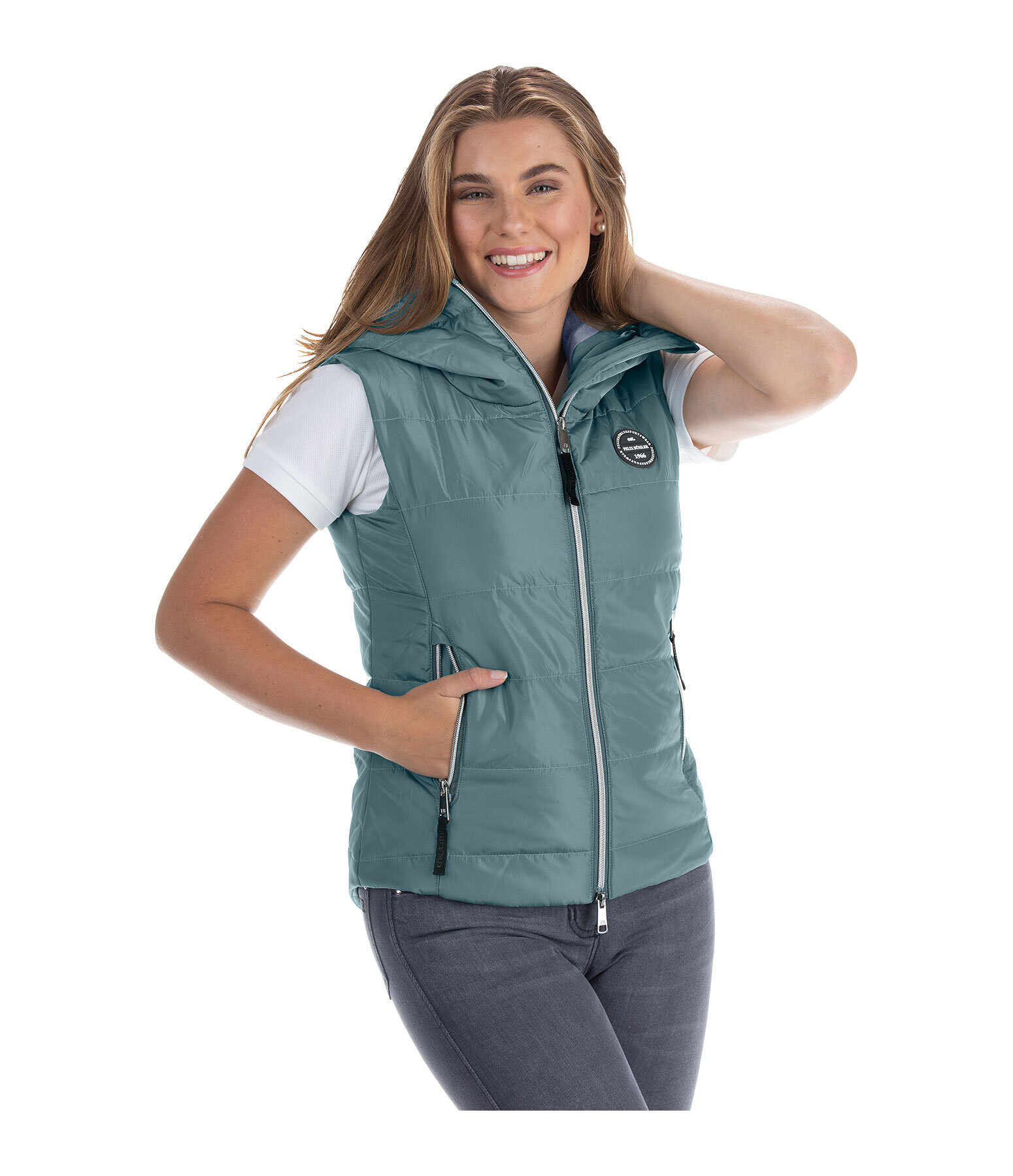 bodywarmer capuchon