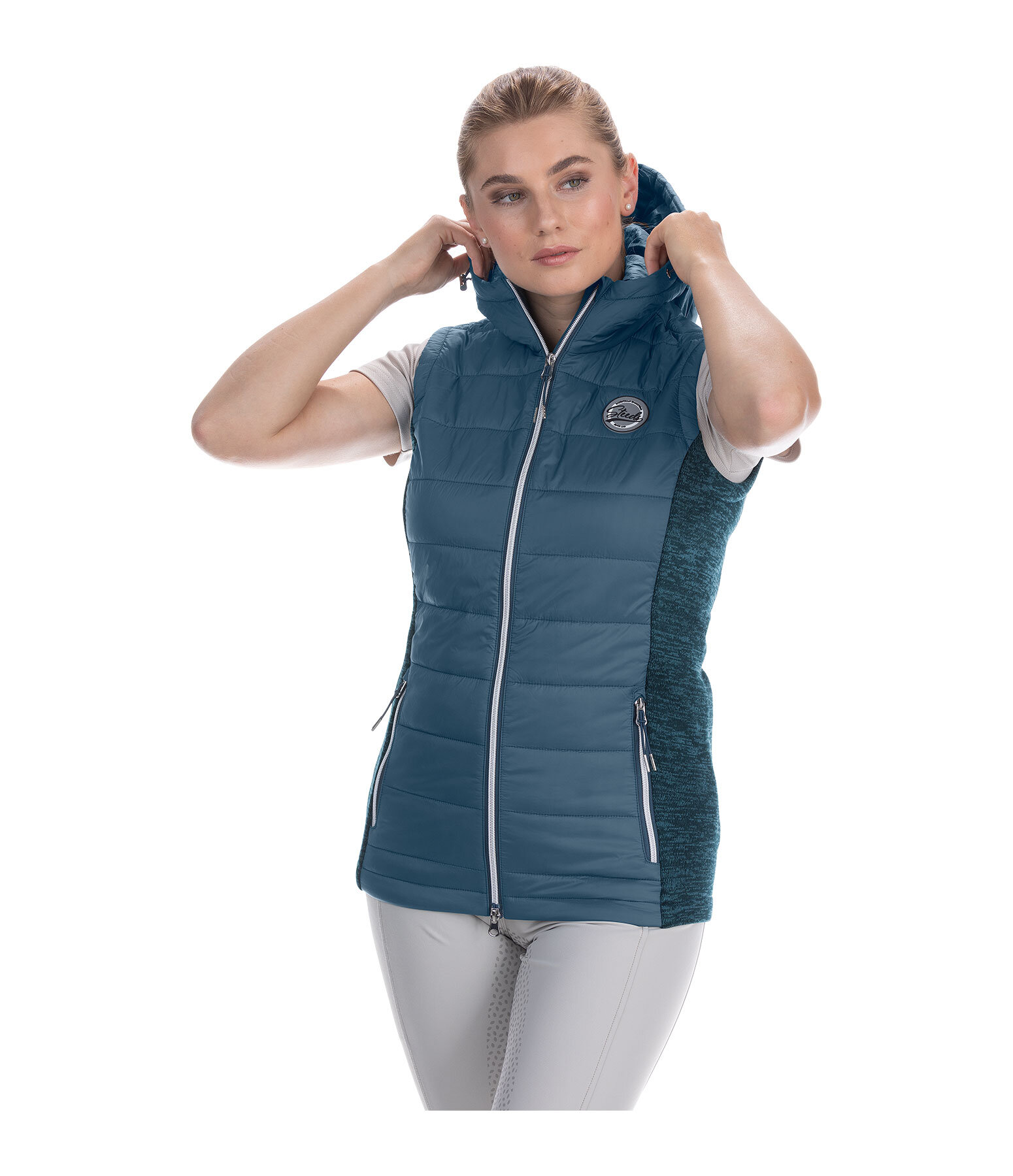 combi bodywarmer Cleo met capuchon