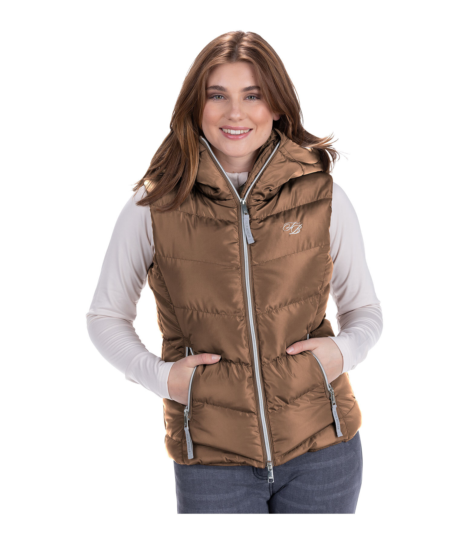 bodywarmer Lena met capuchon