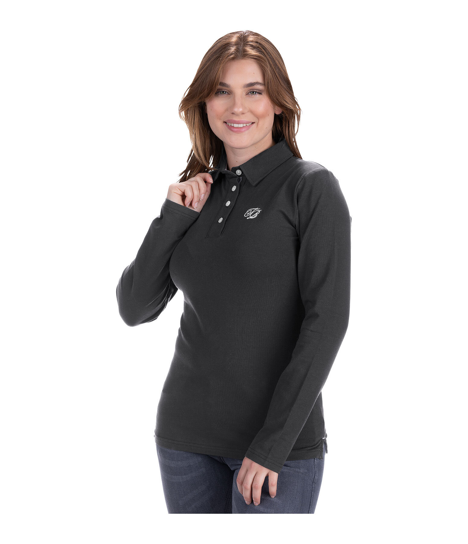 longsleeve poloshirt Lina