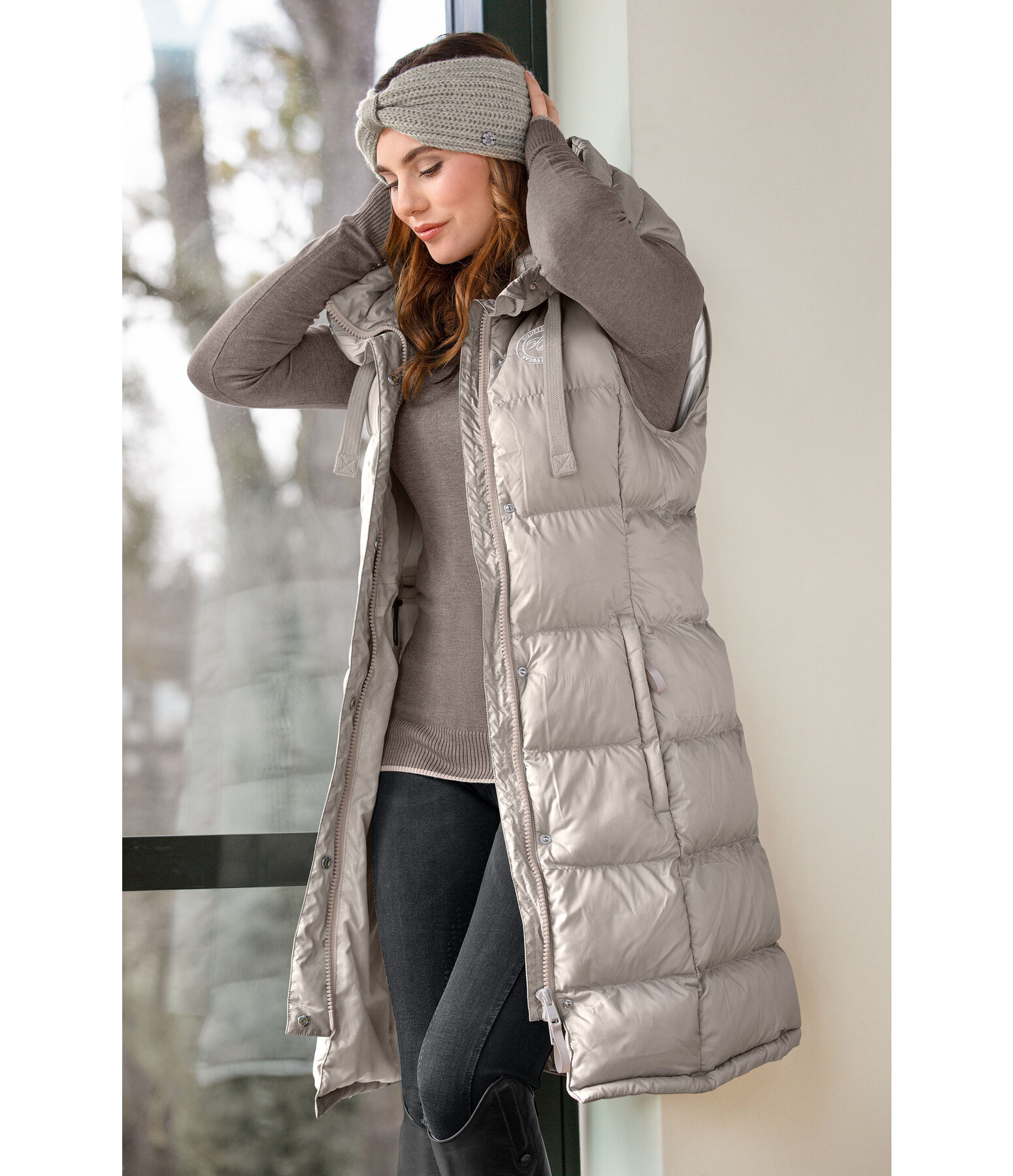 bodywarmer Clara met capuchon