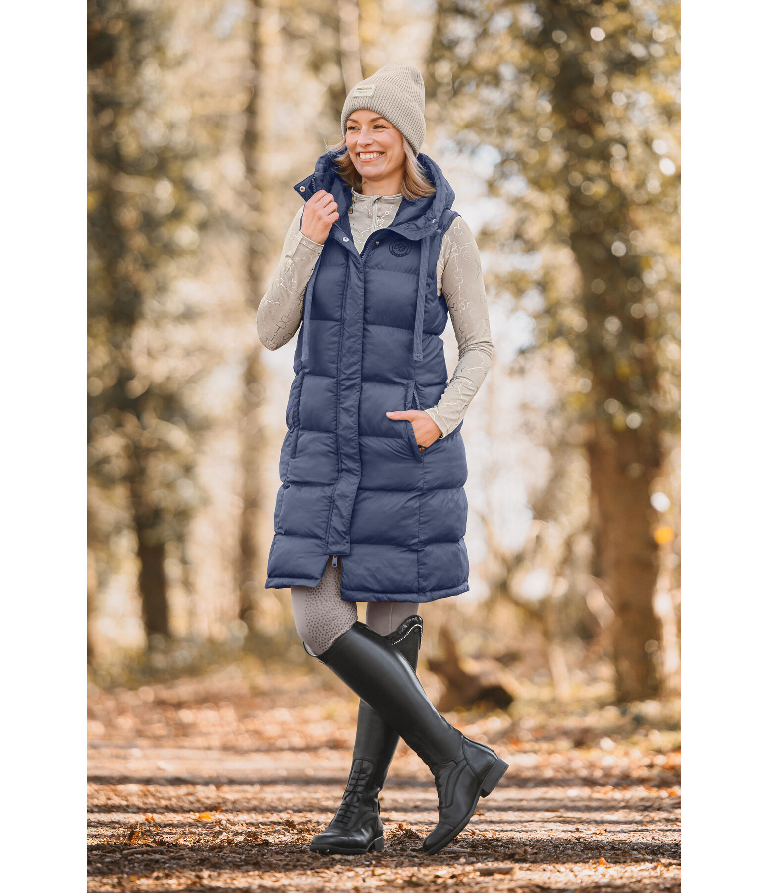 bodywarmer Clara met capuchon