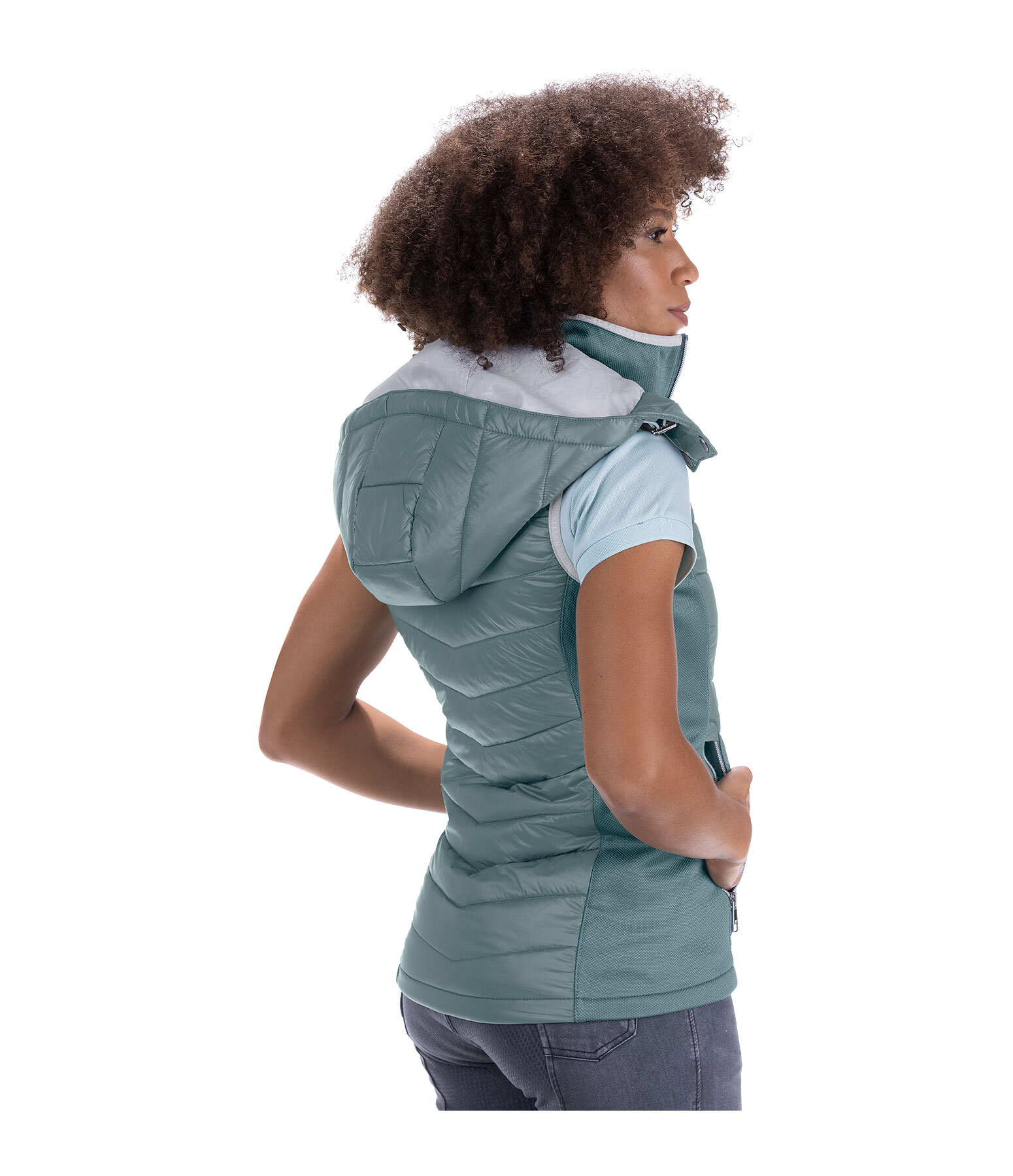 combi bodywarmer Lilah met capuchon