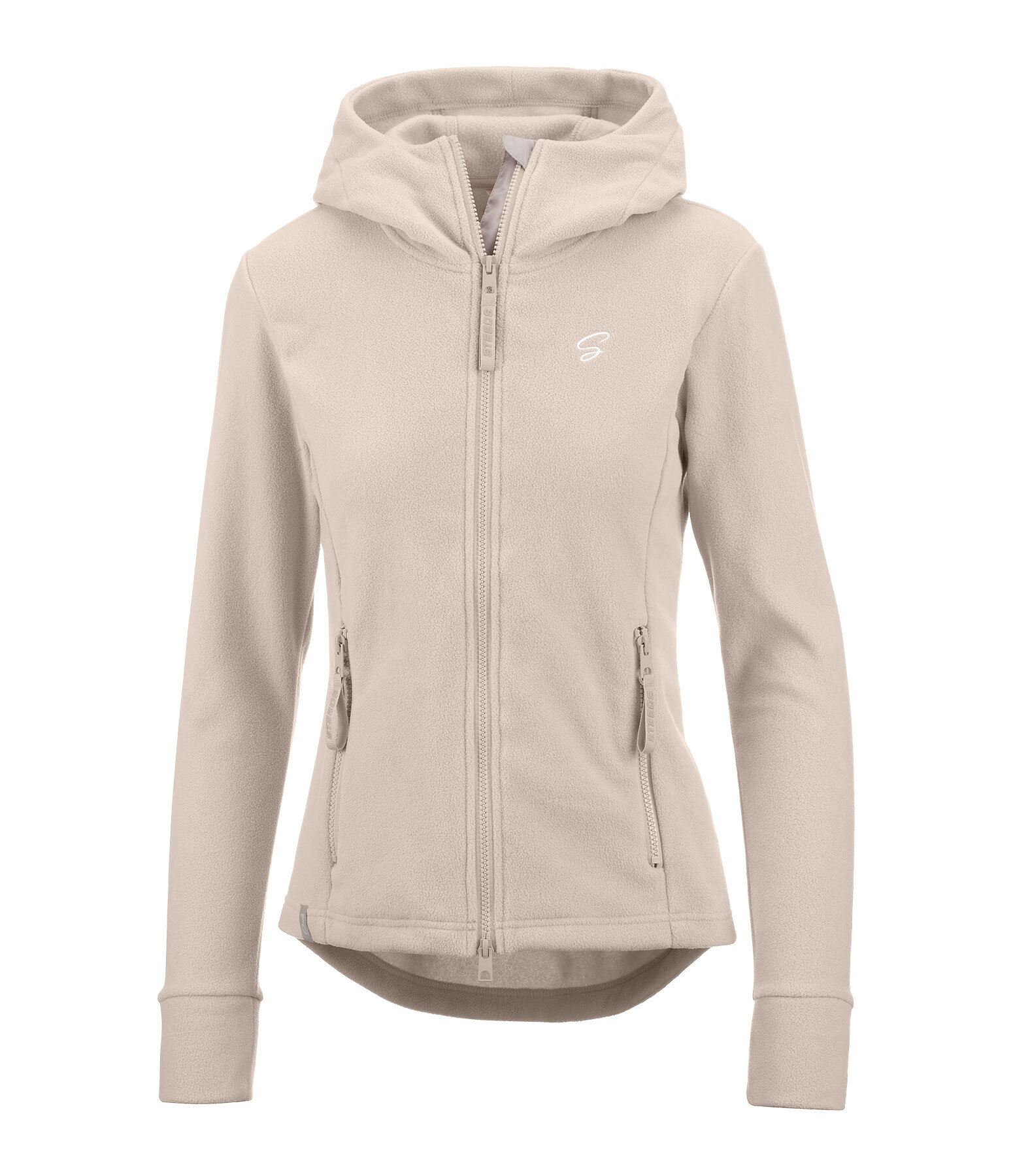 fleecejas Kat met capuchon