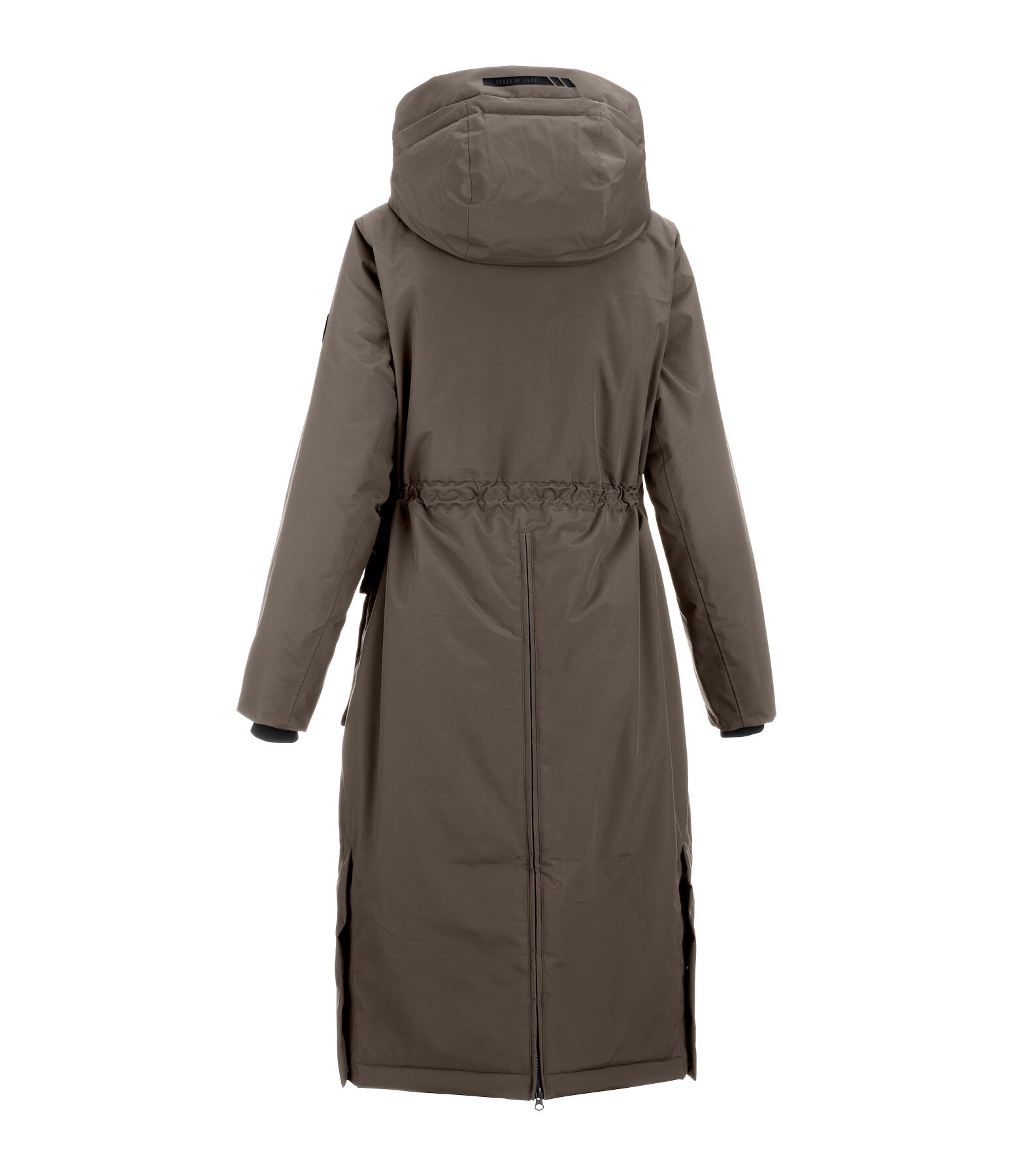 functionele lange parka Claudi met capuchon