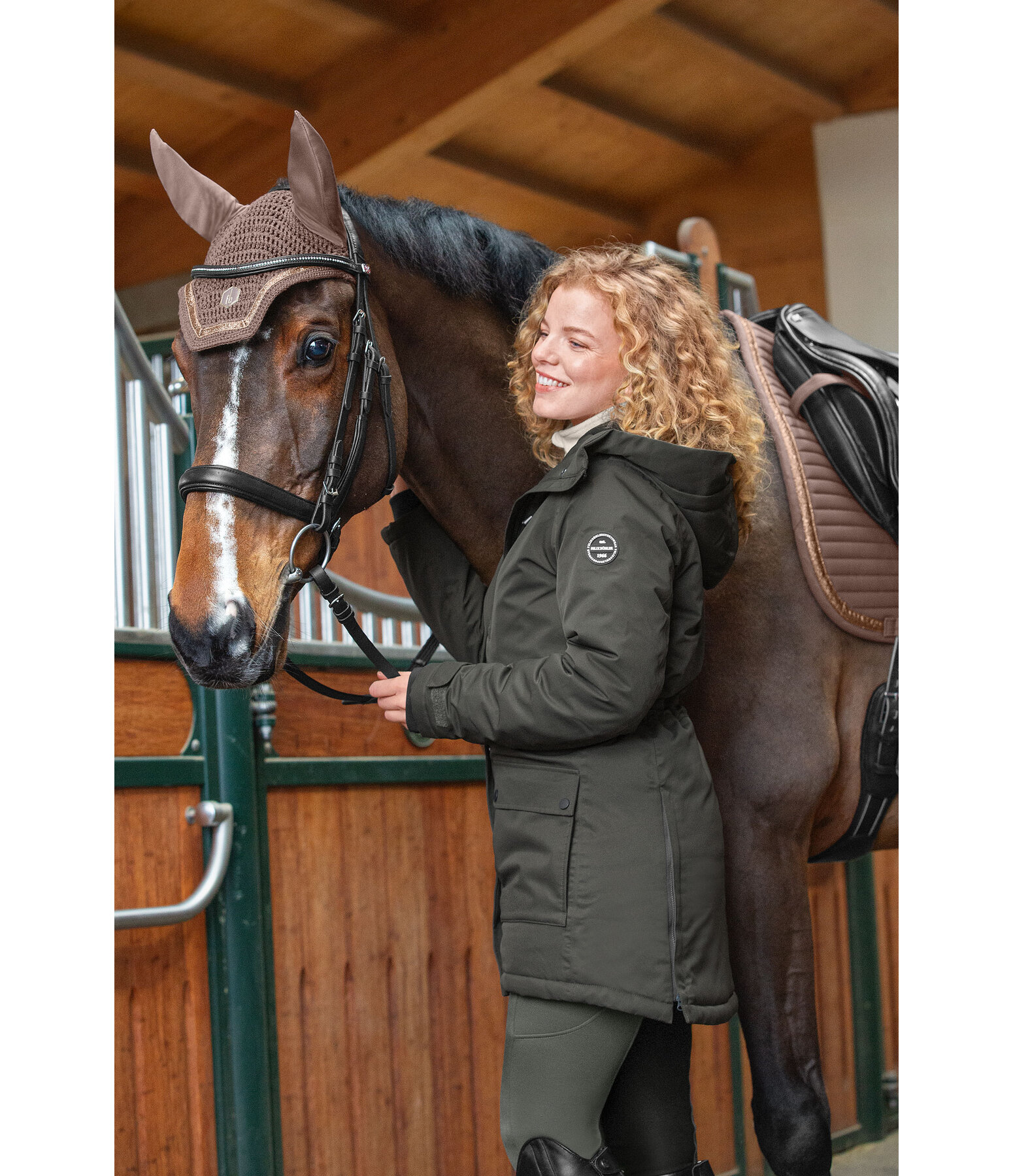functionele rijparka Anouk met capuchon