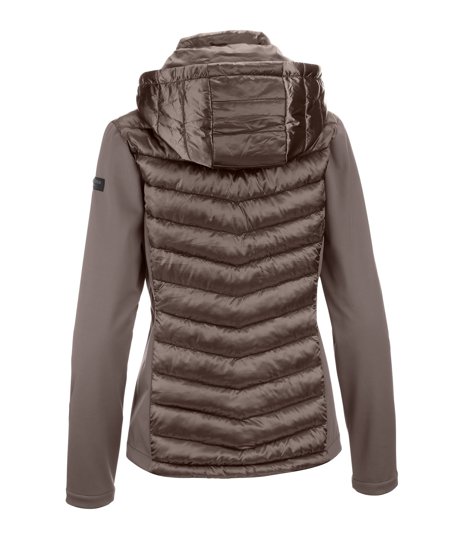 softshell combi rij-jas Cora met capuchon